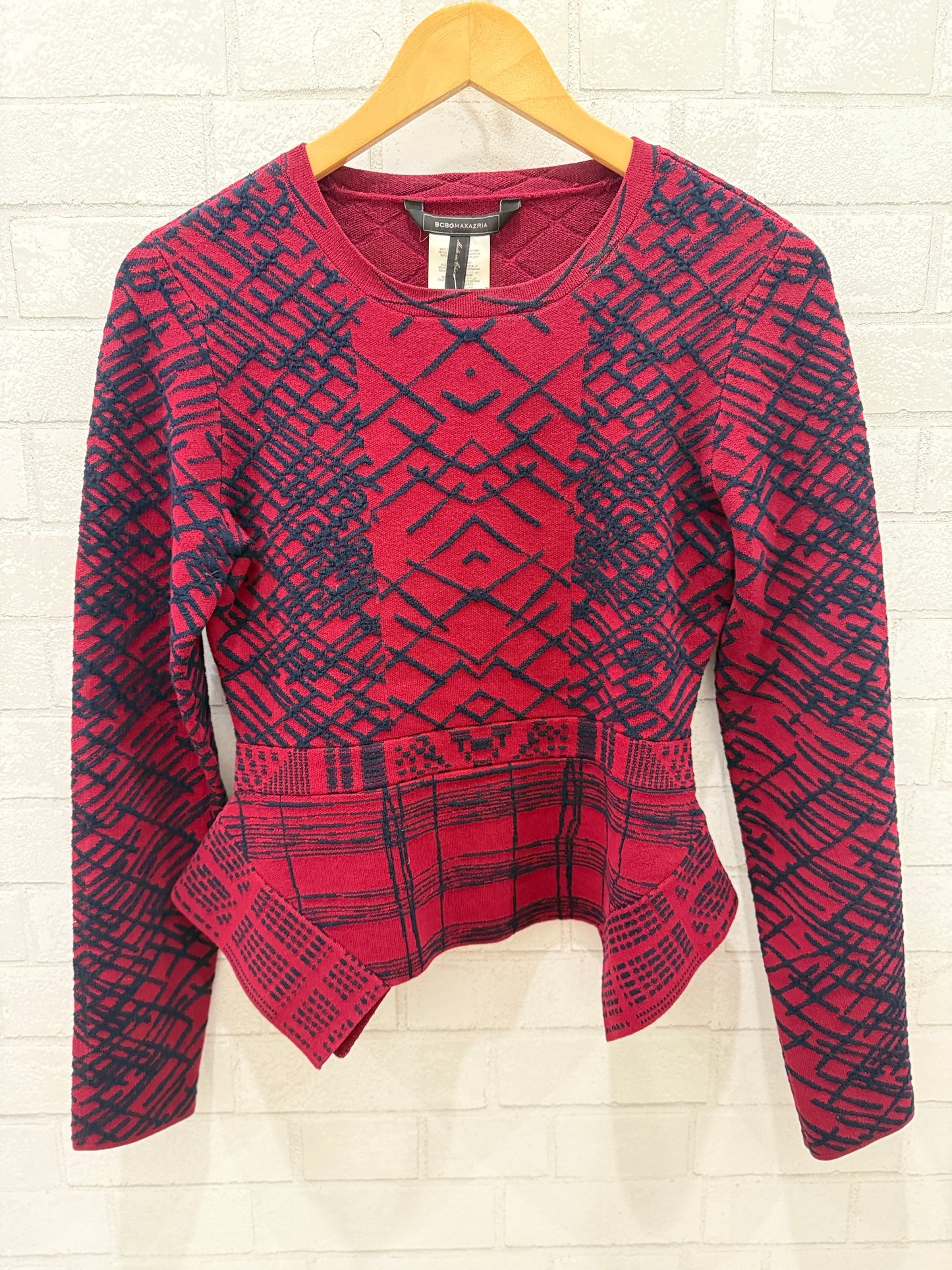 BCBG MAXAZRIA Printed Top + Skirt Set/ USS-EU36