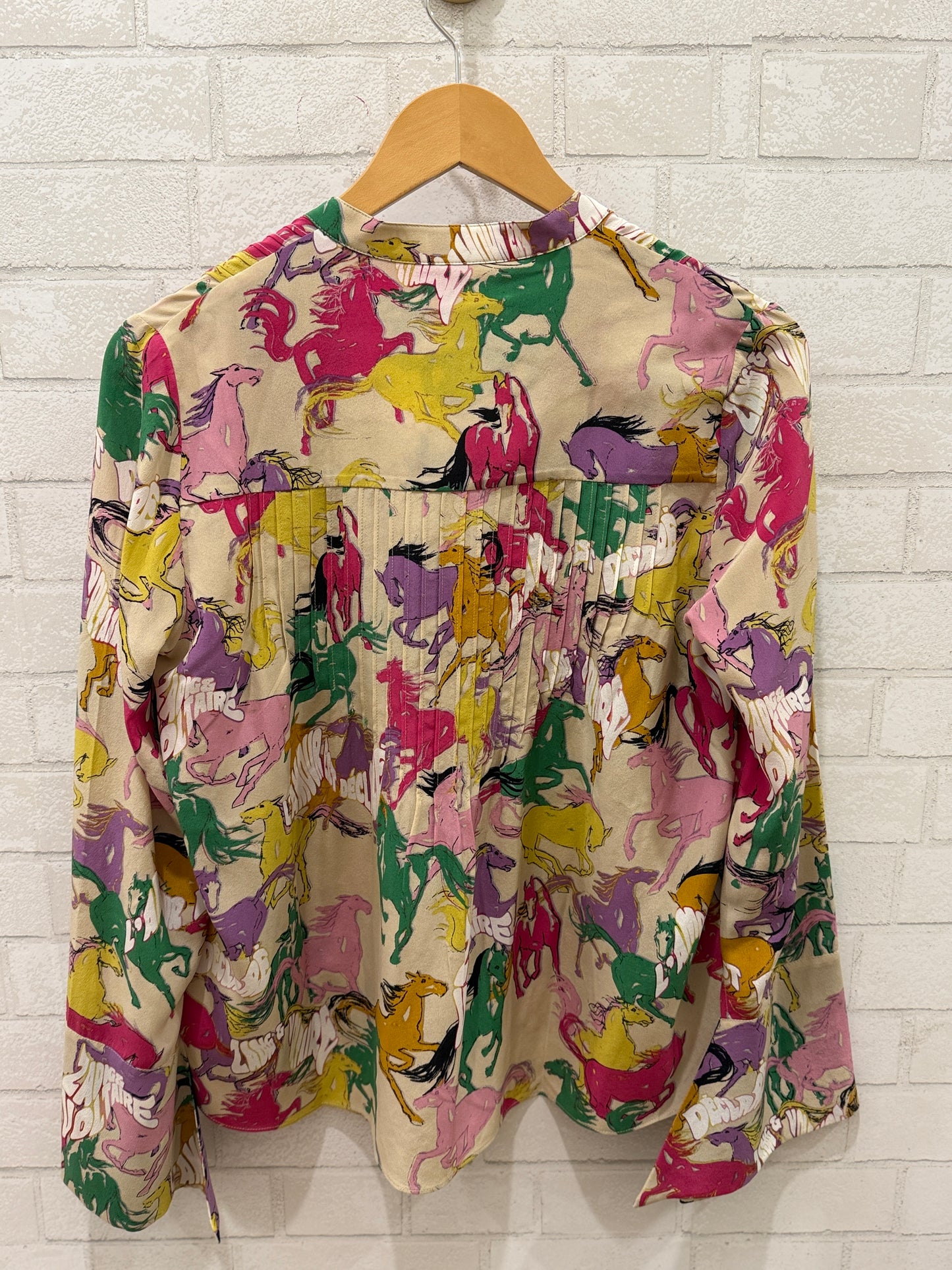 ZADIG & VOLTAIRE Defile Horse Silk LS Shirt / S