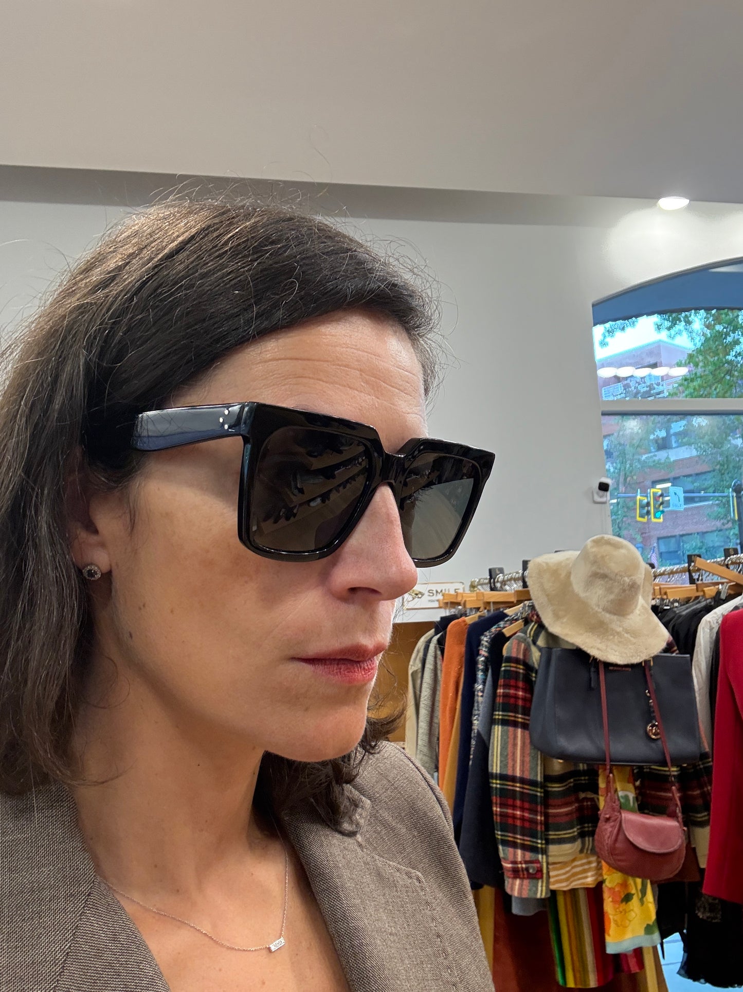 CELINE Square Sunglasses / OS