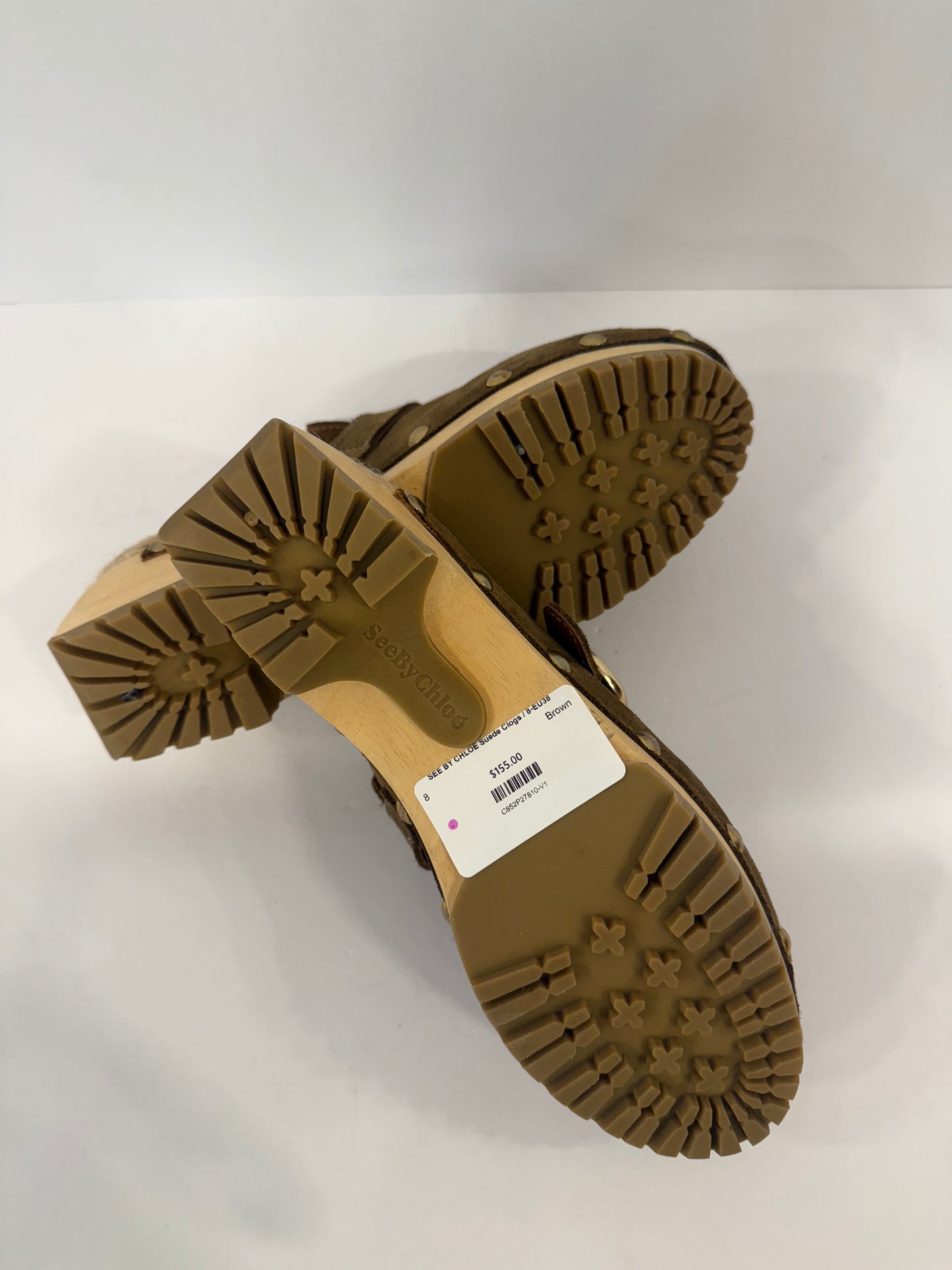 SEE BY CHLOE Suede Clogs / 8-EU38