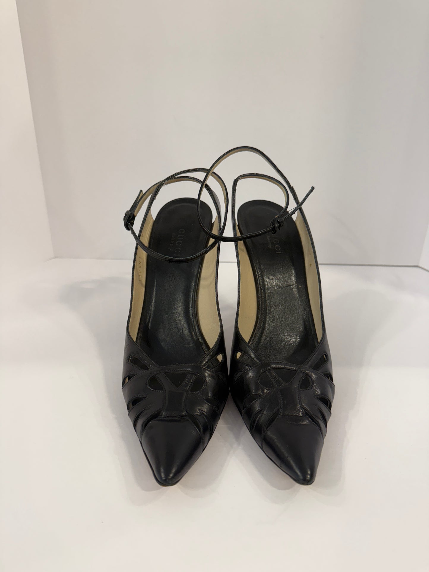 GUCCI Leather pointed Escarpins/ US:9-EU:39