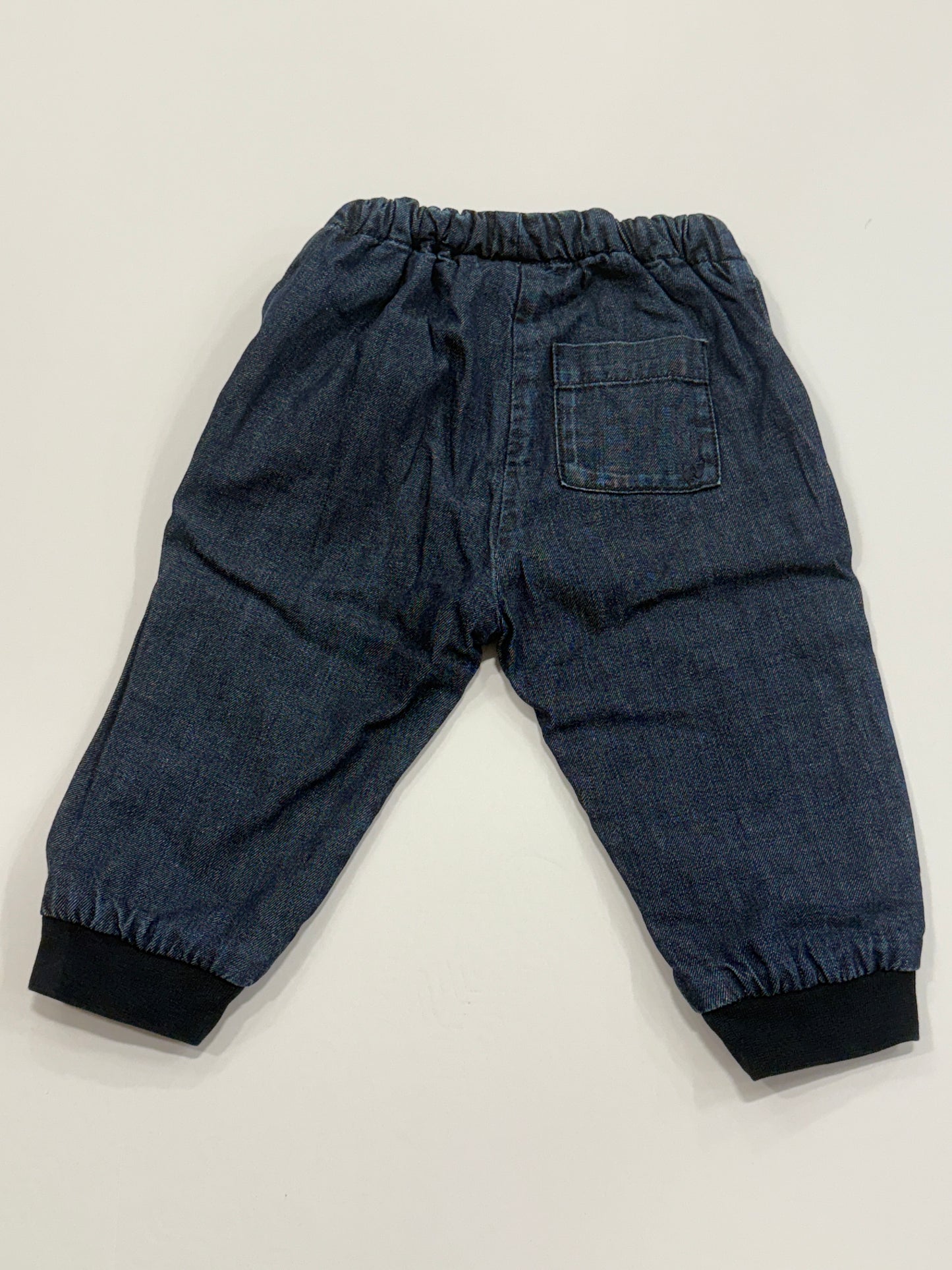 BONPOINT Denim With 2 pockets and Tight At the bottom/ 12M