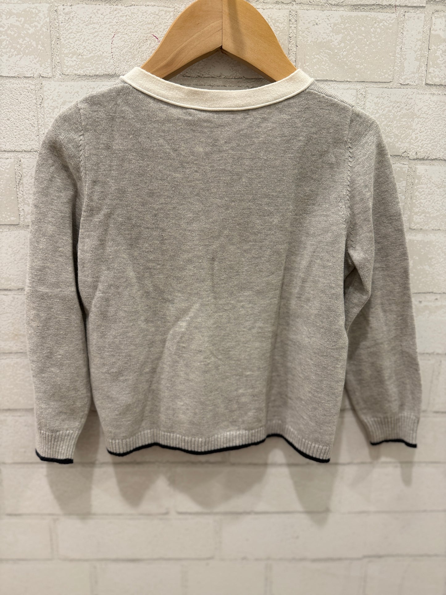 BONPOINT Button Up Cardigan With B/ 3Y