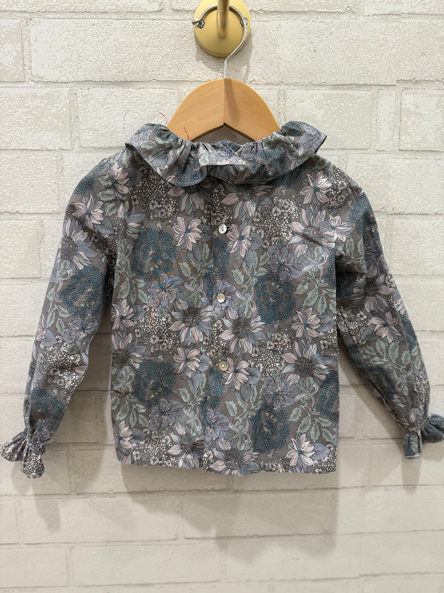 ANAAR LS Floral Blouse/ 3Y