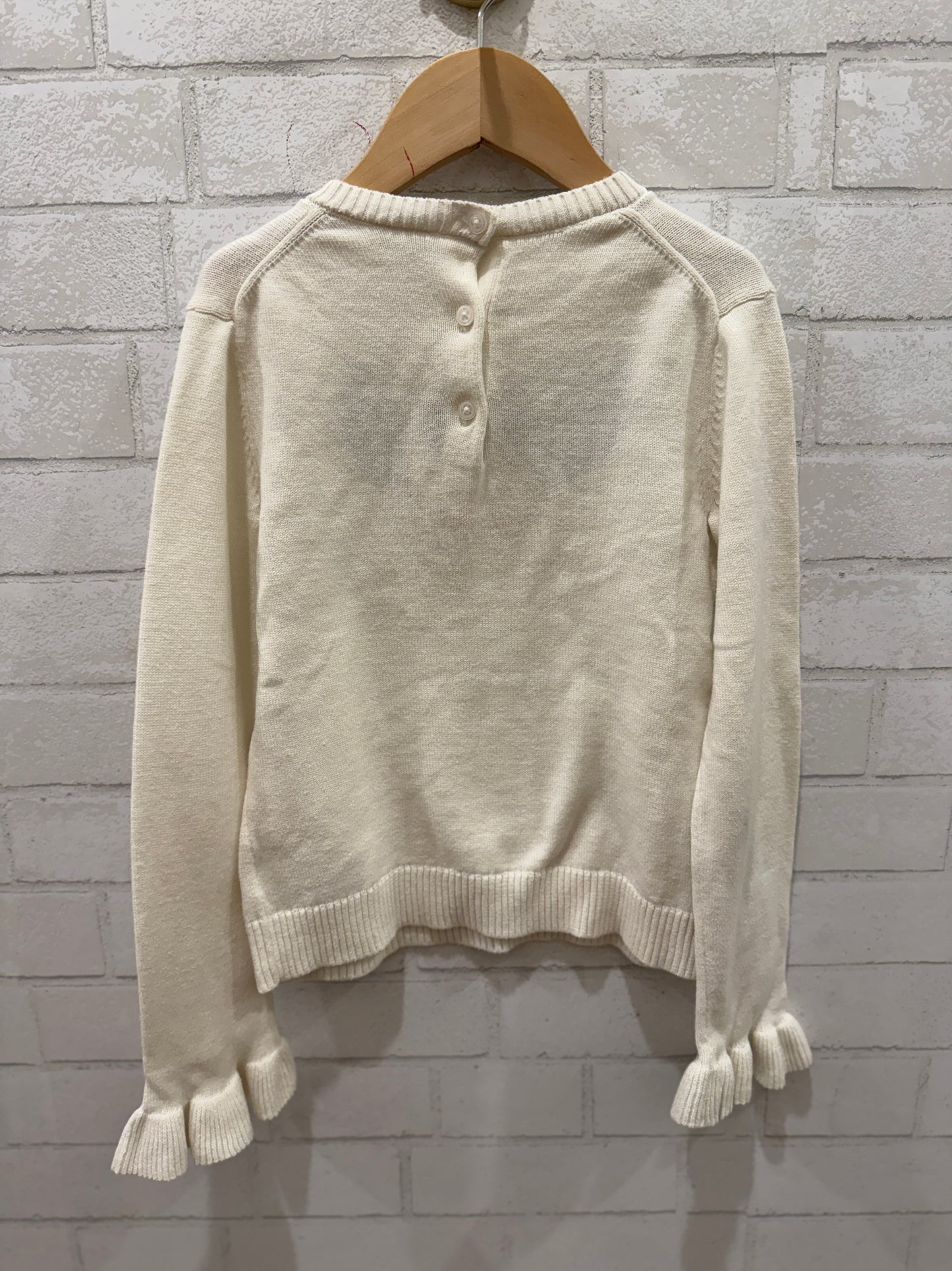 JANIE & JACK Sweater With Sunglasses/ 7Y