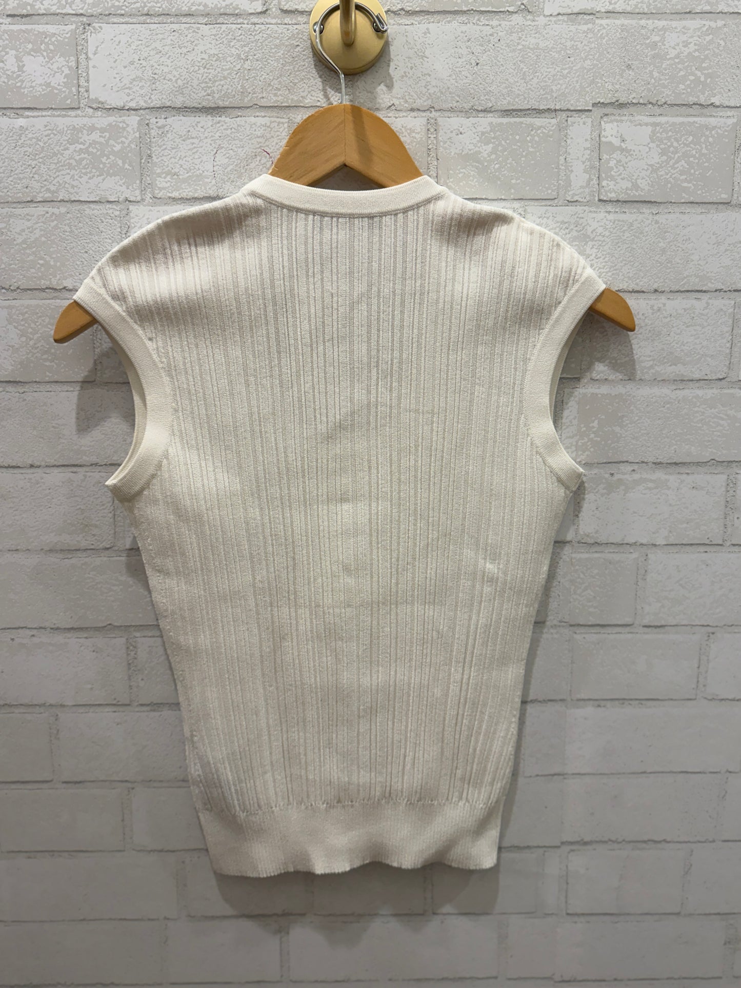 BALMAIN Button-Embellished Knited Top / S-EU38