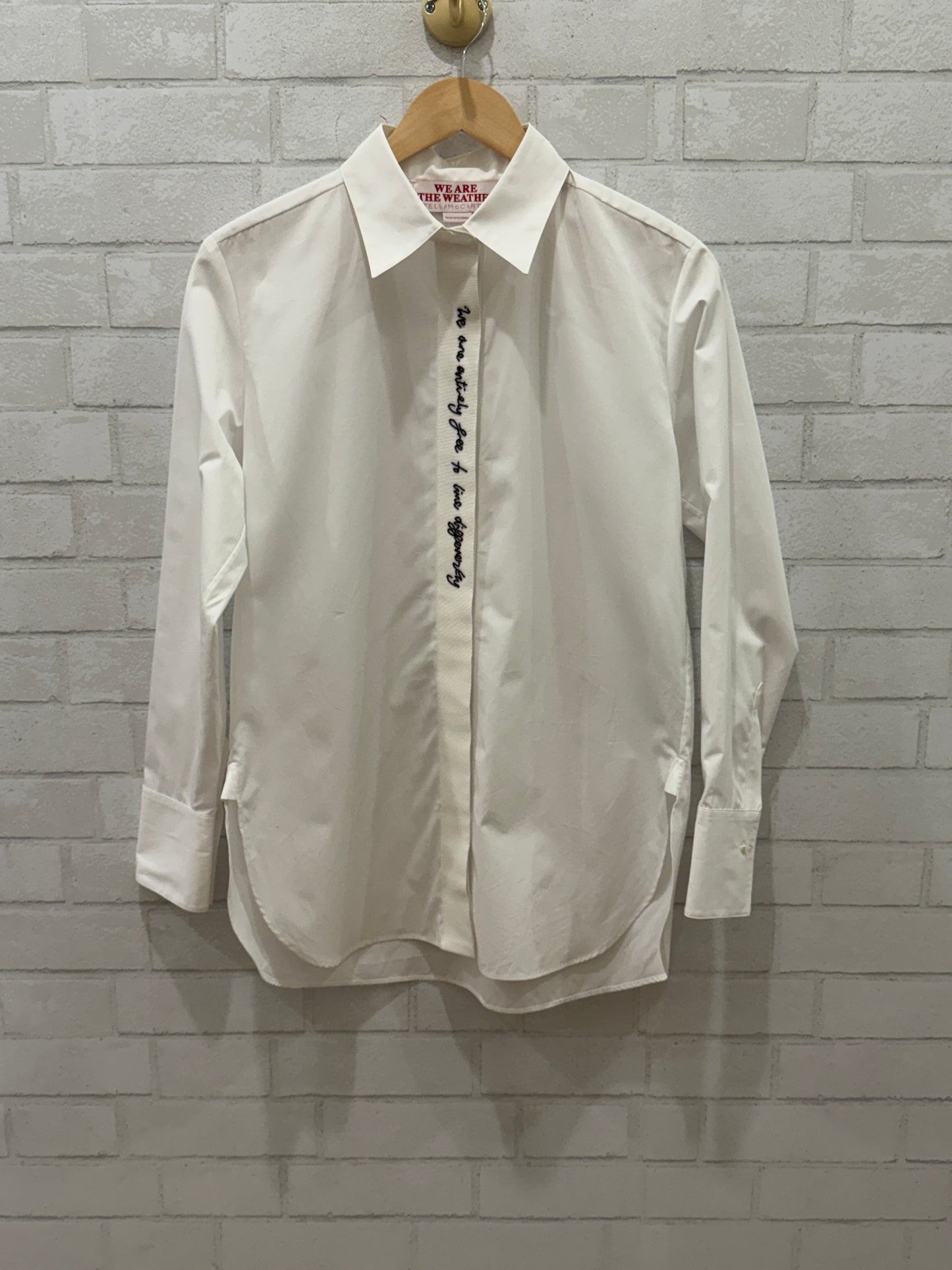 STELLA MCCARTNEY Cotton Embroided LS Shirt/S-EU36