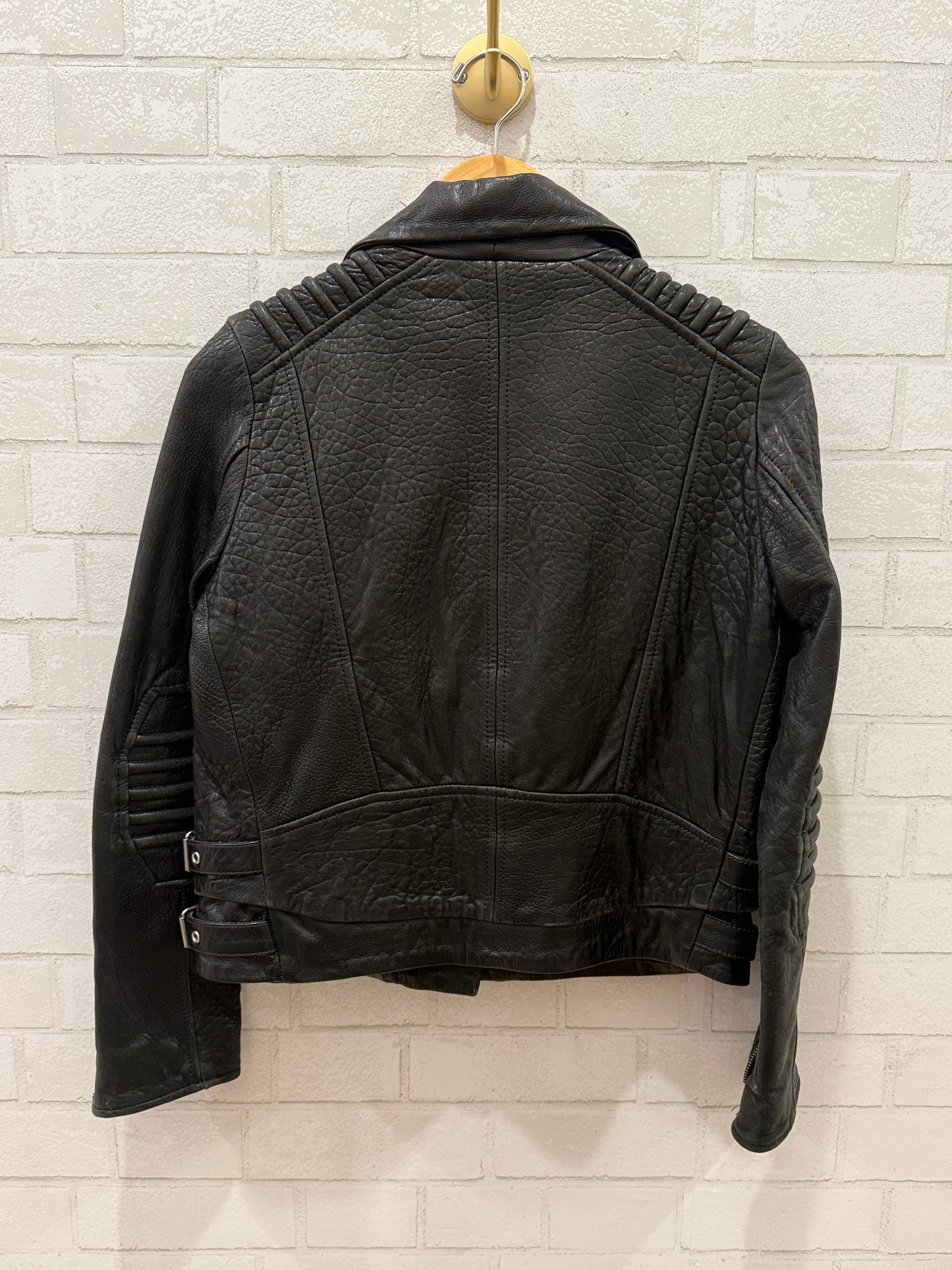 THE KOOPLES Lambskin Leather Perfecto Jacket/M