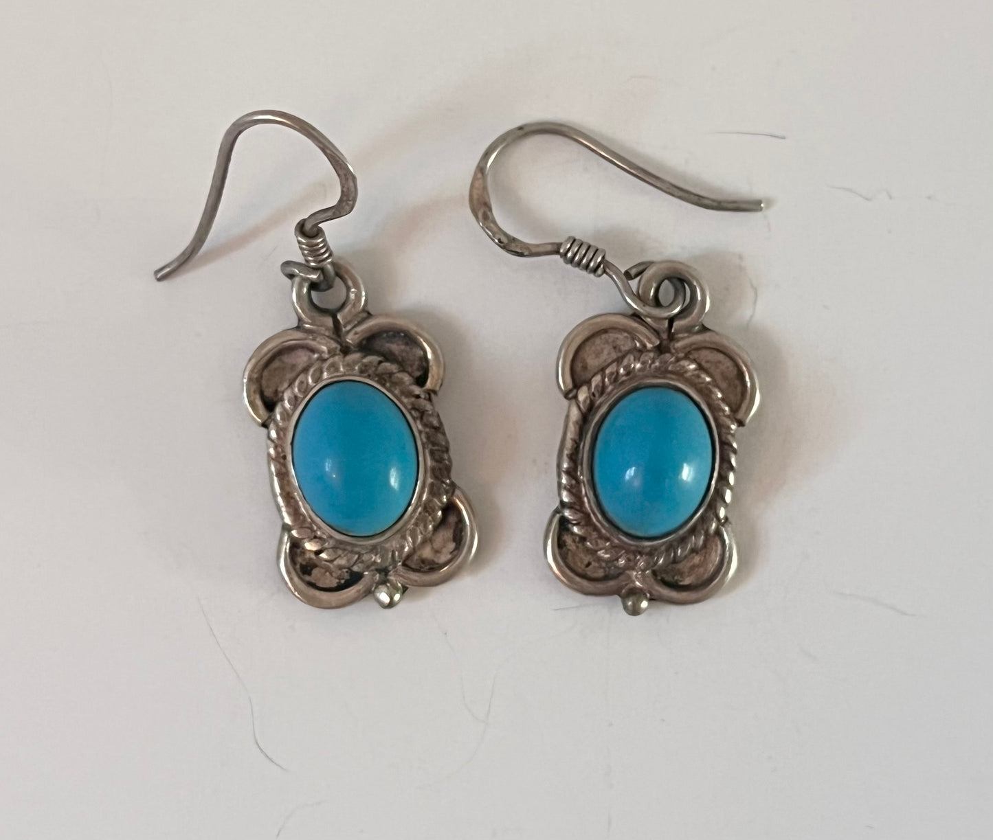 NO BRAND Silver Turquoise Earrings