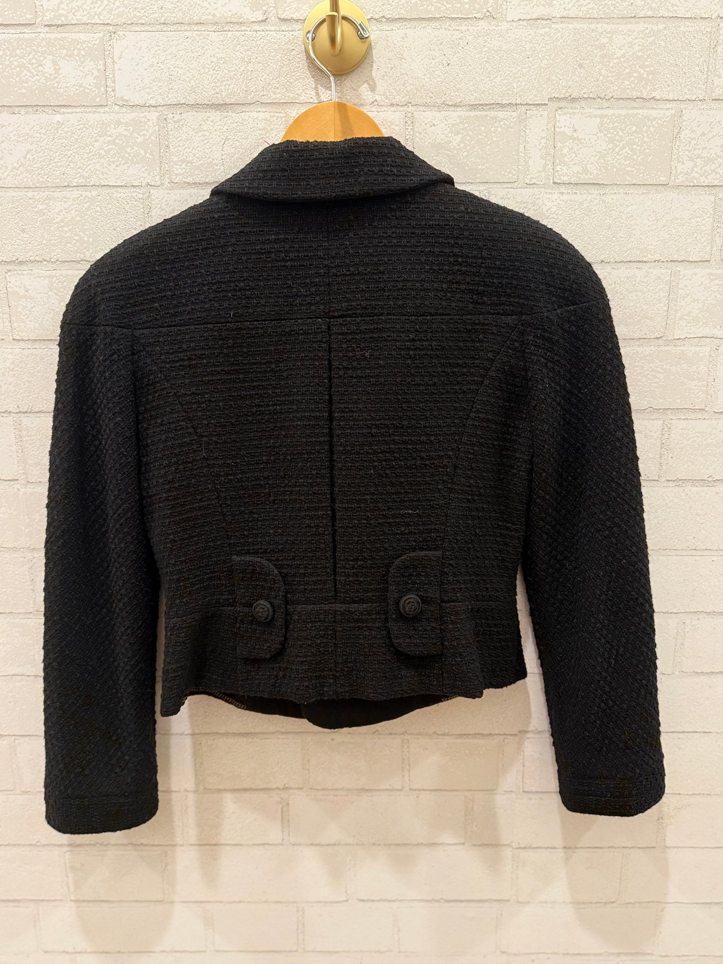 CHOCHENG LS Tweed Short Vest With Plastron/ M-IT42