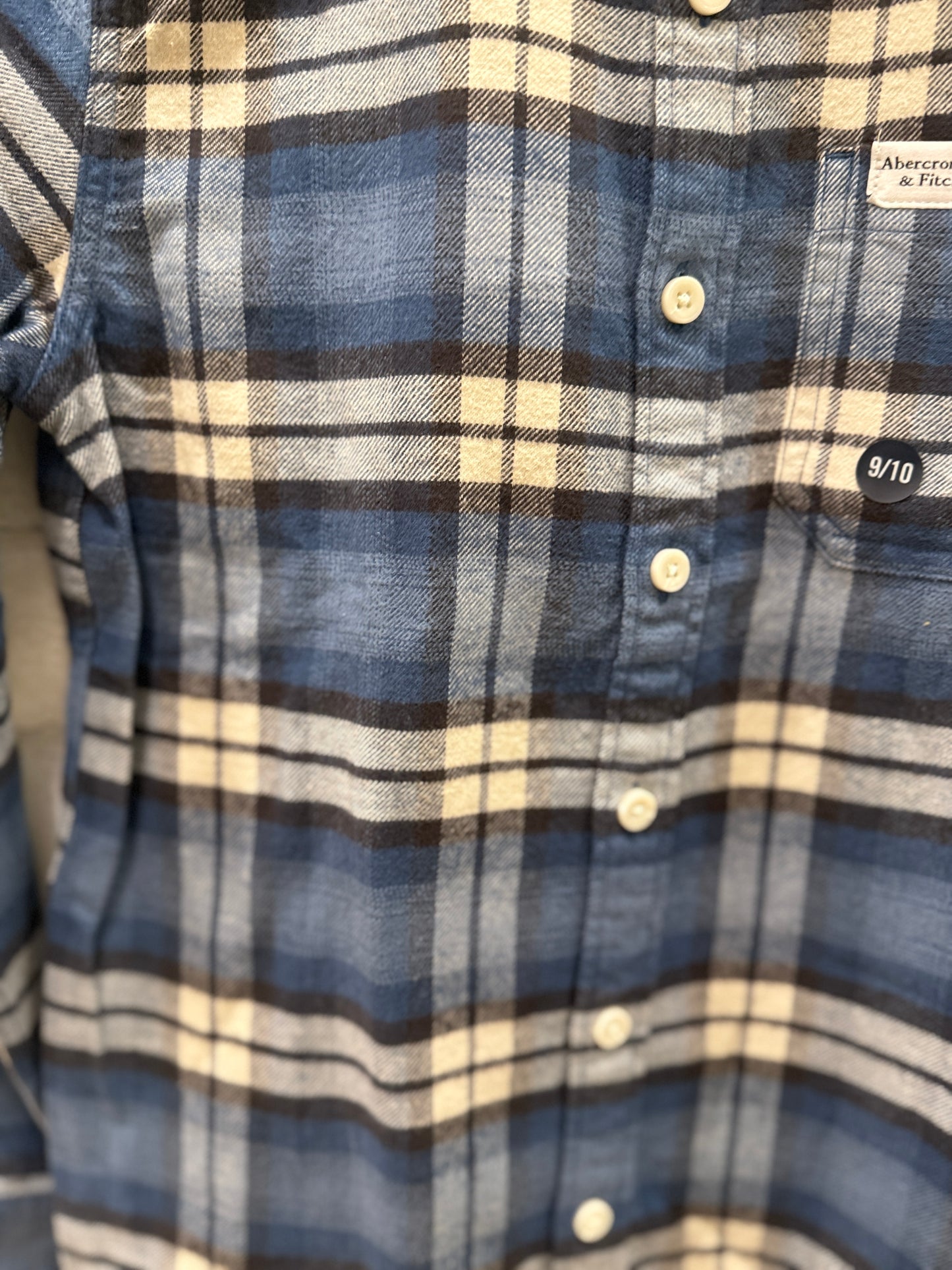 ABERCROMBIE Winter Shirt LS NWT / 9-10Y