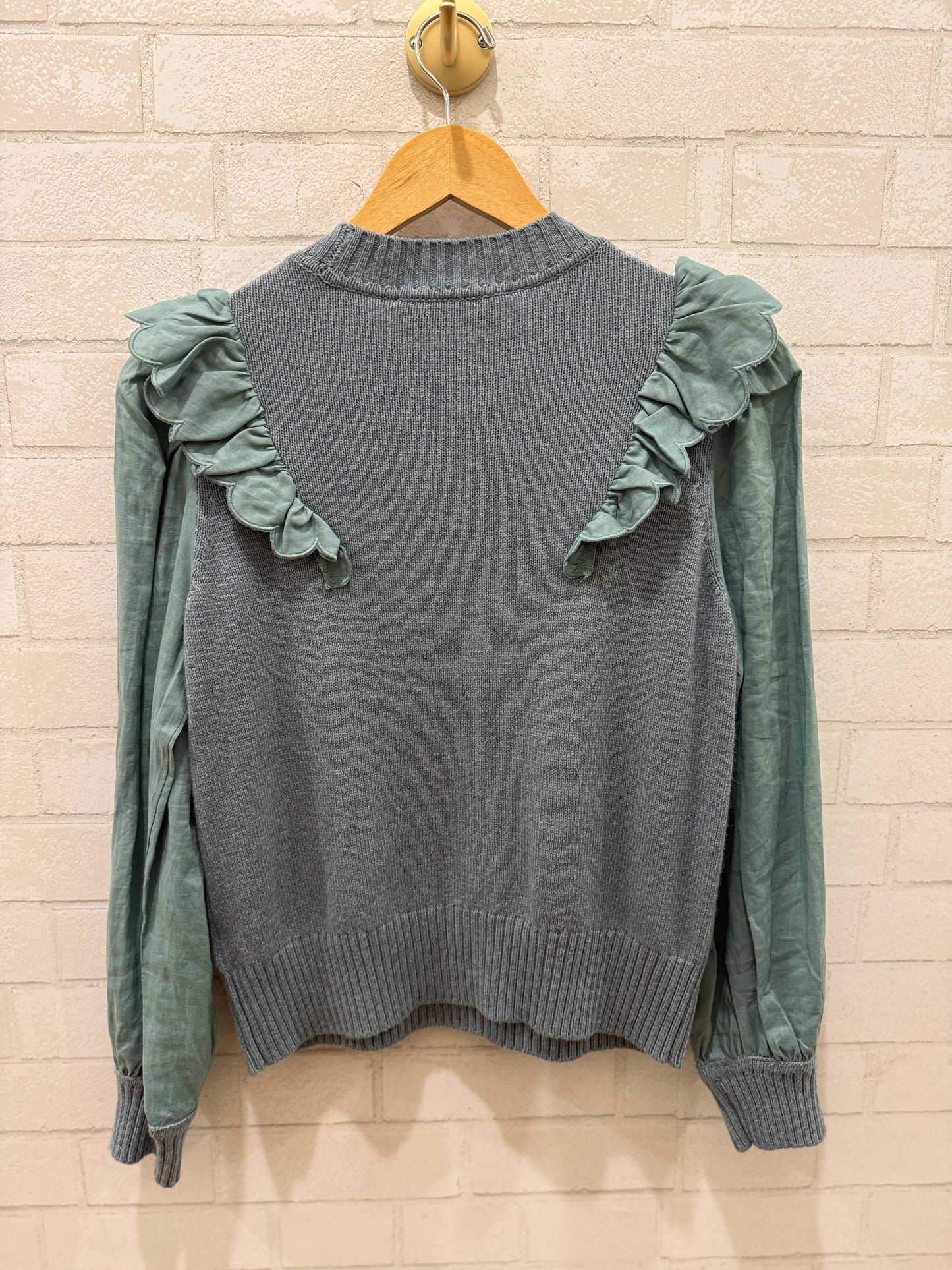 SEA NWT Ruffle Sweater / US:XS-EU:36