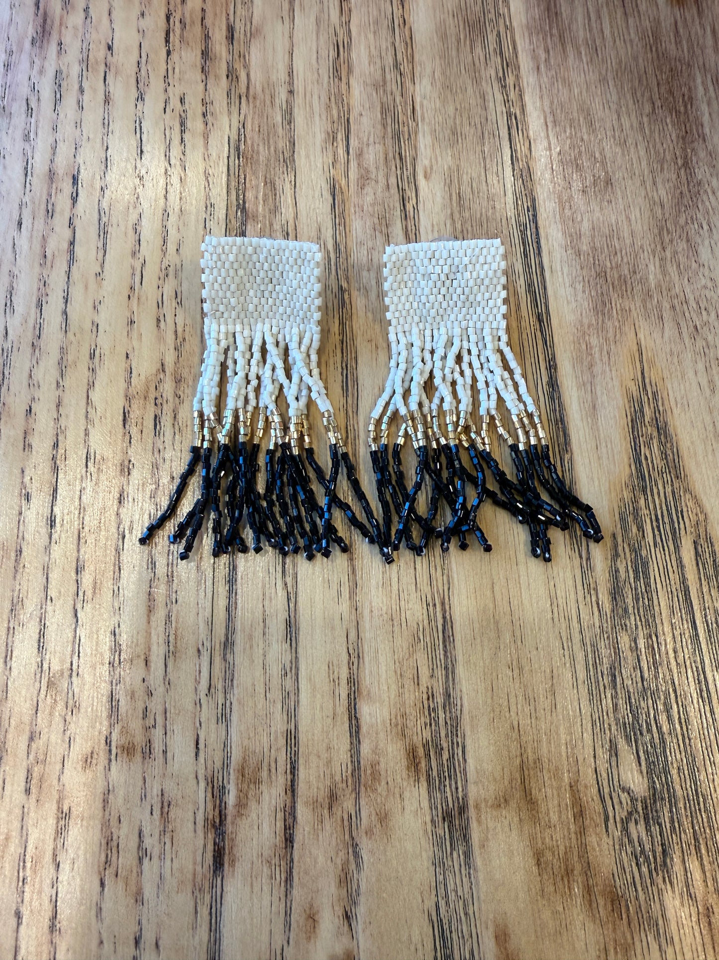 INK+ ALLOY AVa Colorblock Beaded Pendant Earrings