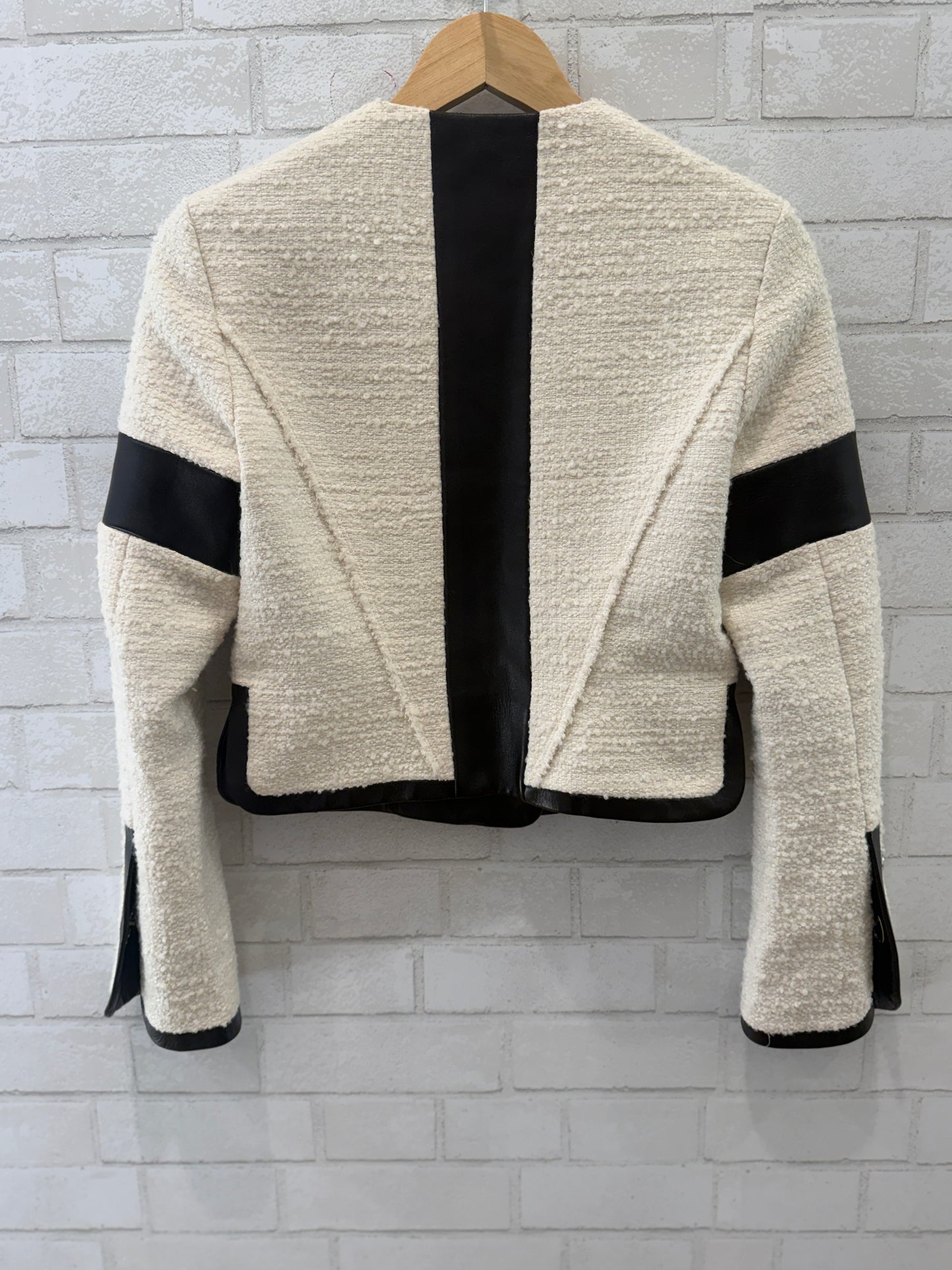 ALEXANDER WANG Cotton&Lamb Leather LS Jacket/M