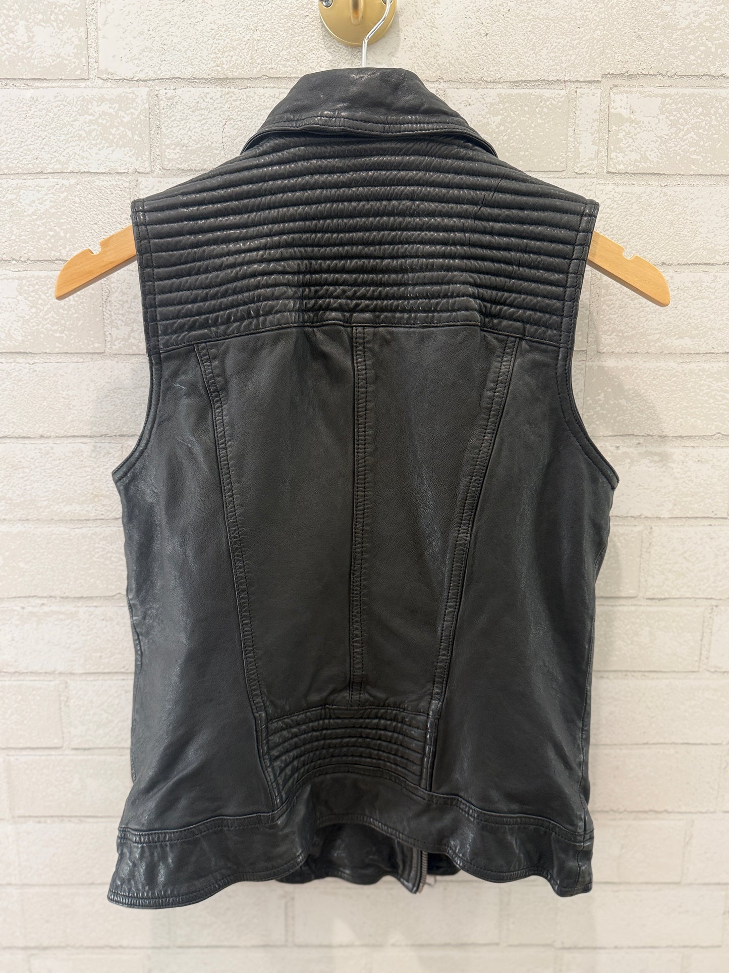 LIEBESKIND Lamb Leather Biker Vest/S