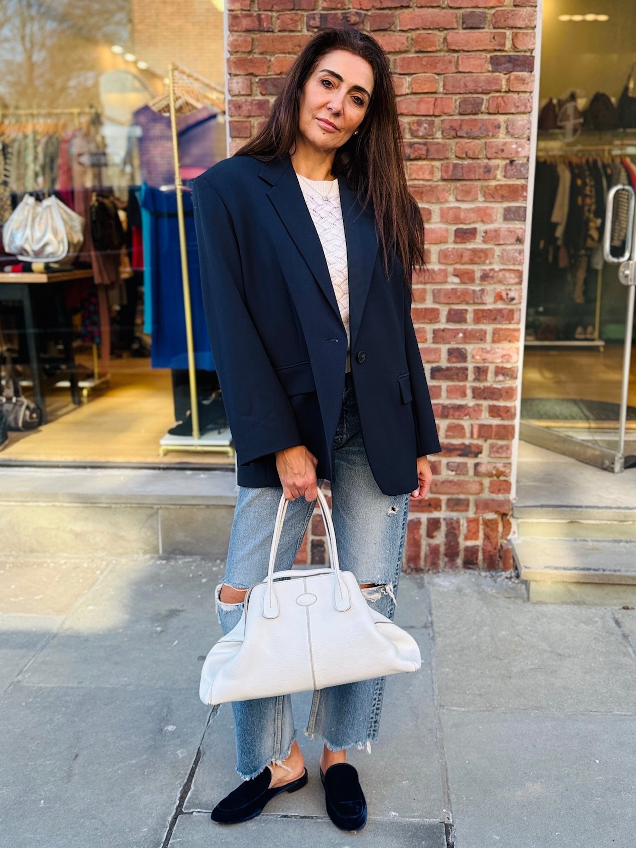 WEEKEND MAX MARA Oversize Long Blazer / XS