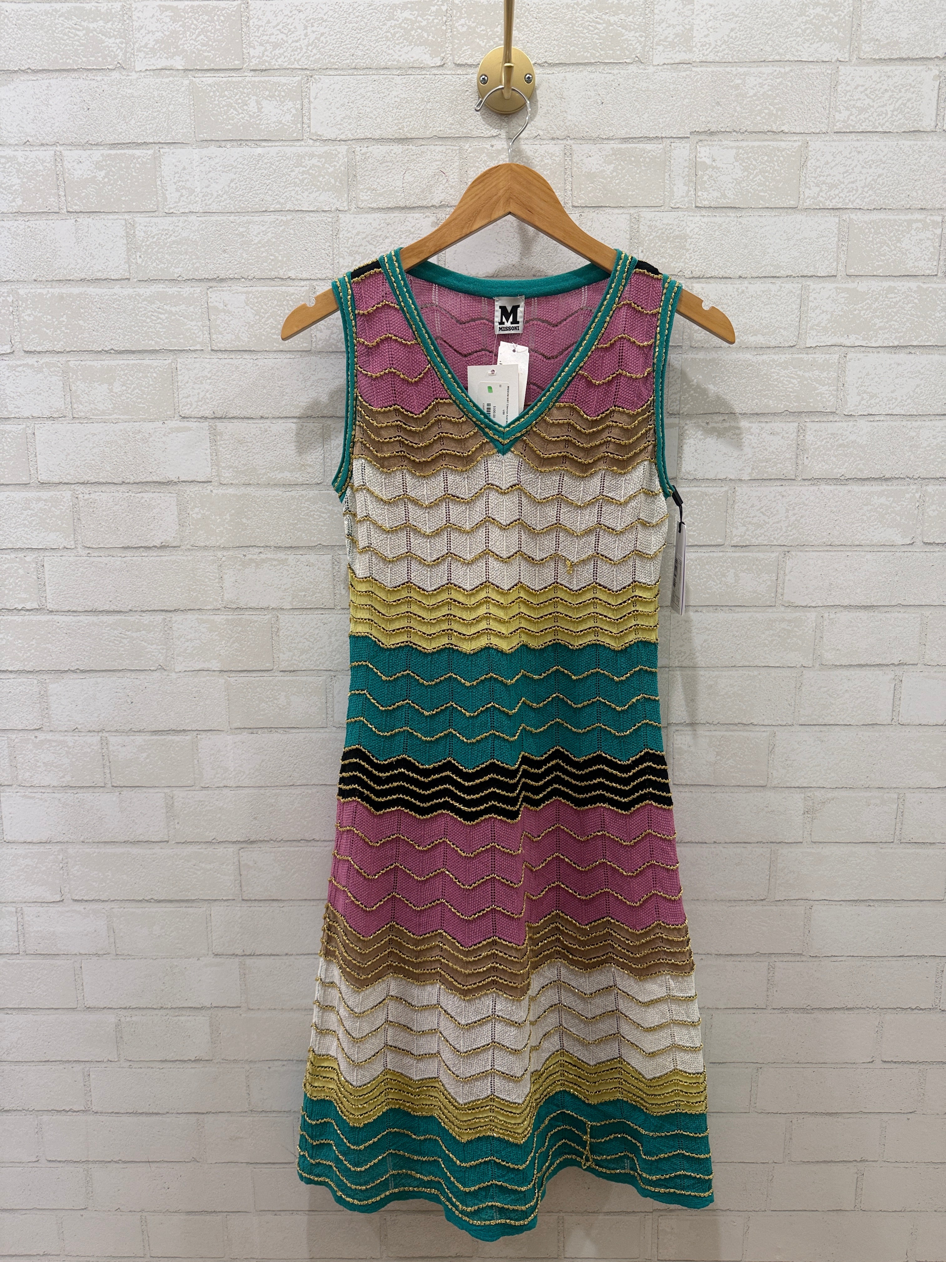 missoni midi dress MISSONI NWT Chevron Knit Mini Dress / M-US8 – Second Edition NY