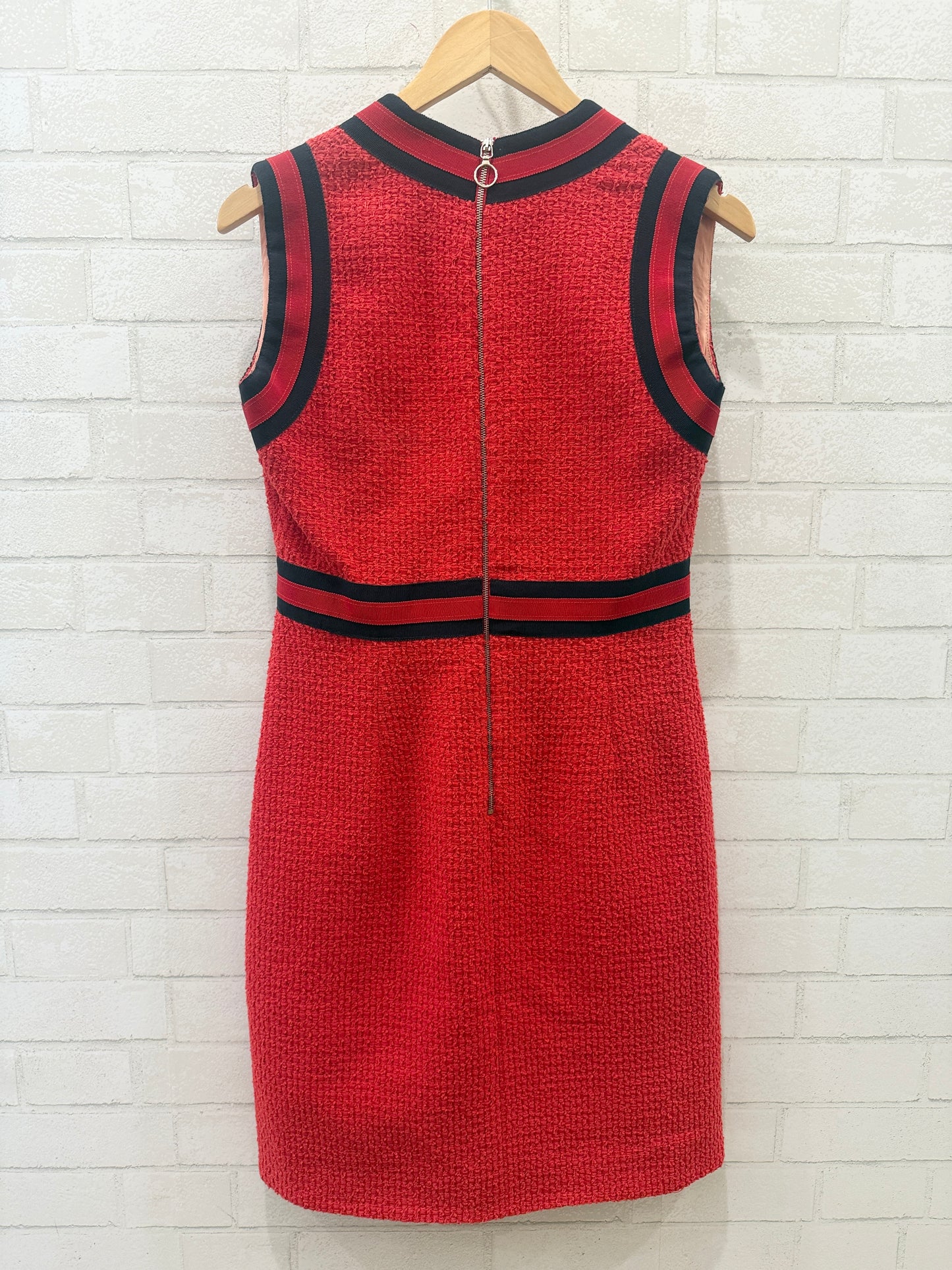 GUCCI Tweed Mini Dress Embellished Buckle / L-IT 44