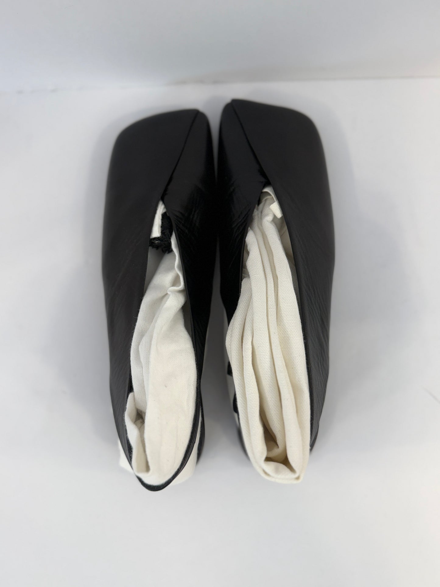 JIL SANDER Leather Flat Slingback Flat Pump / US8.5-EU39