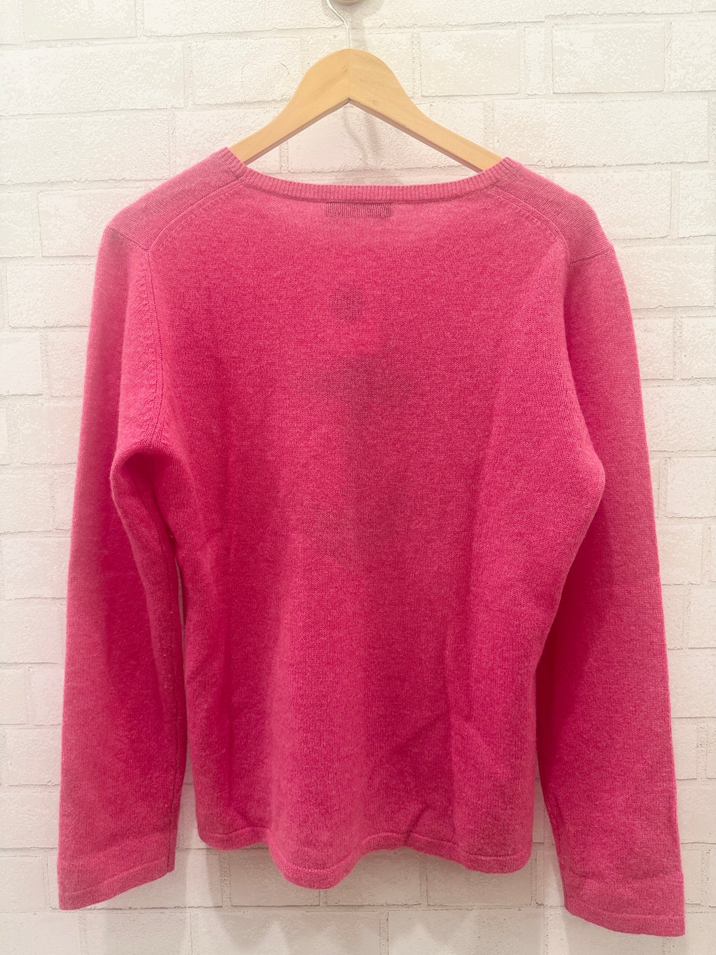 HANNA ROSE Anchor Print Cashmere Sweater/XL
