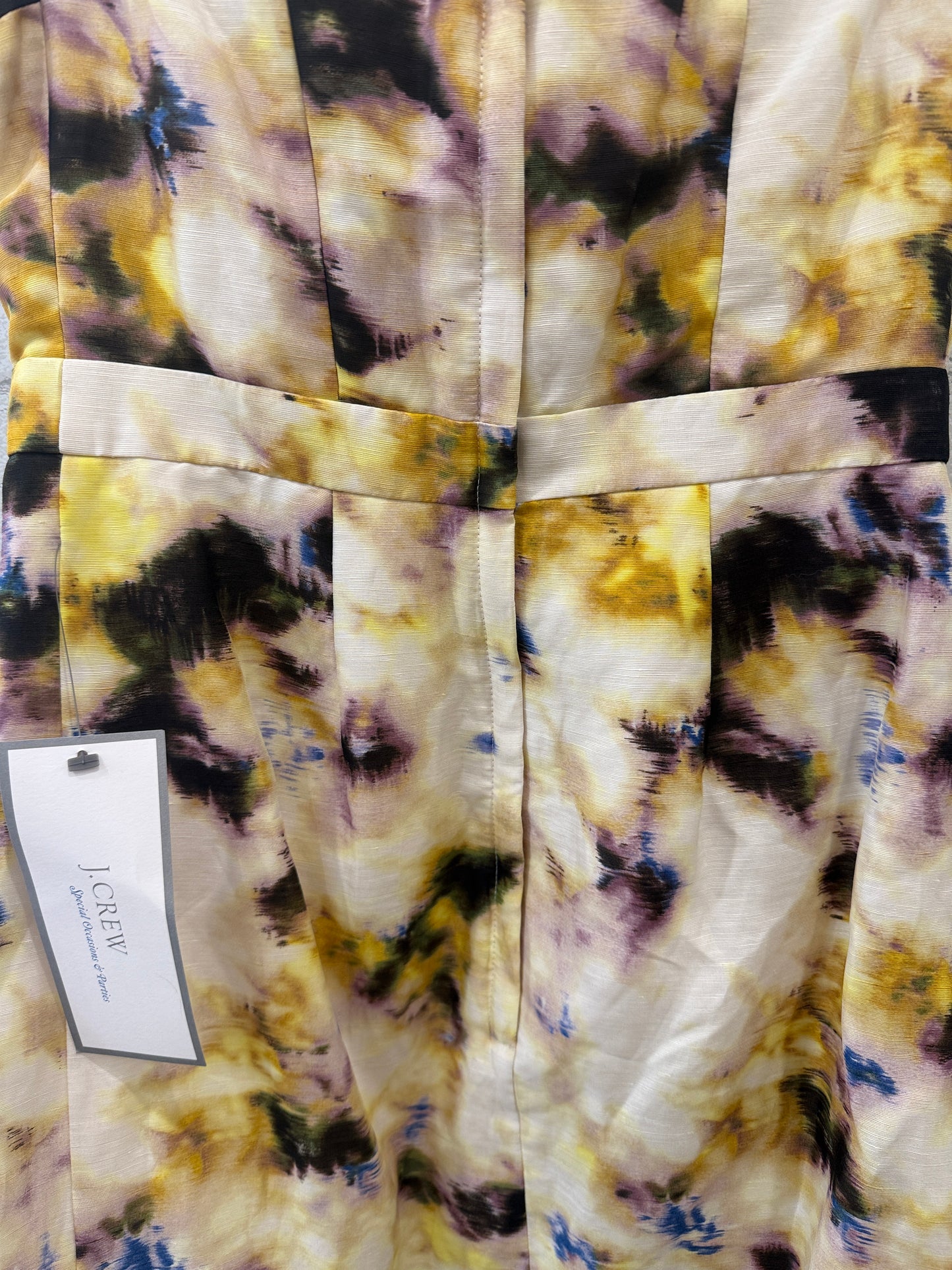 JCREW NWT Strapless Abstract Print Mini Dress/XS-US0