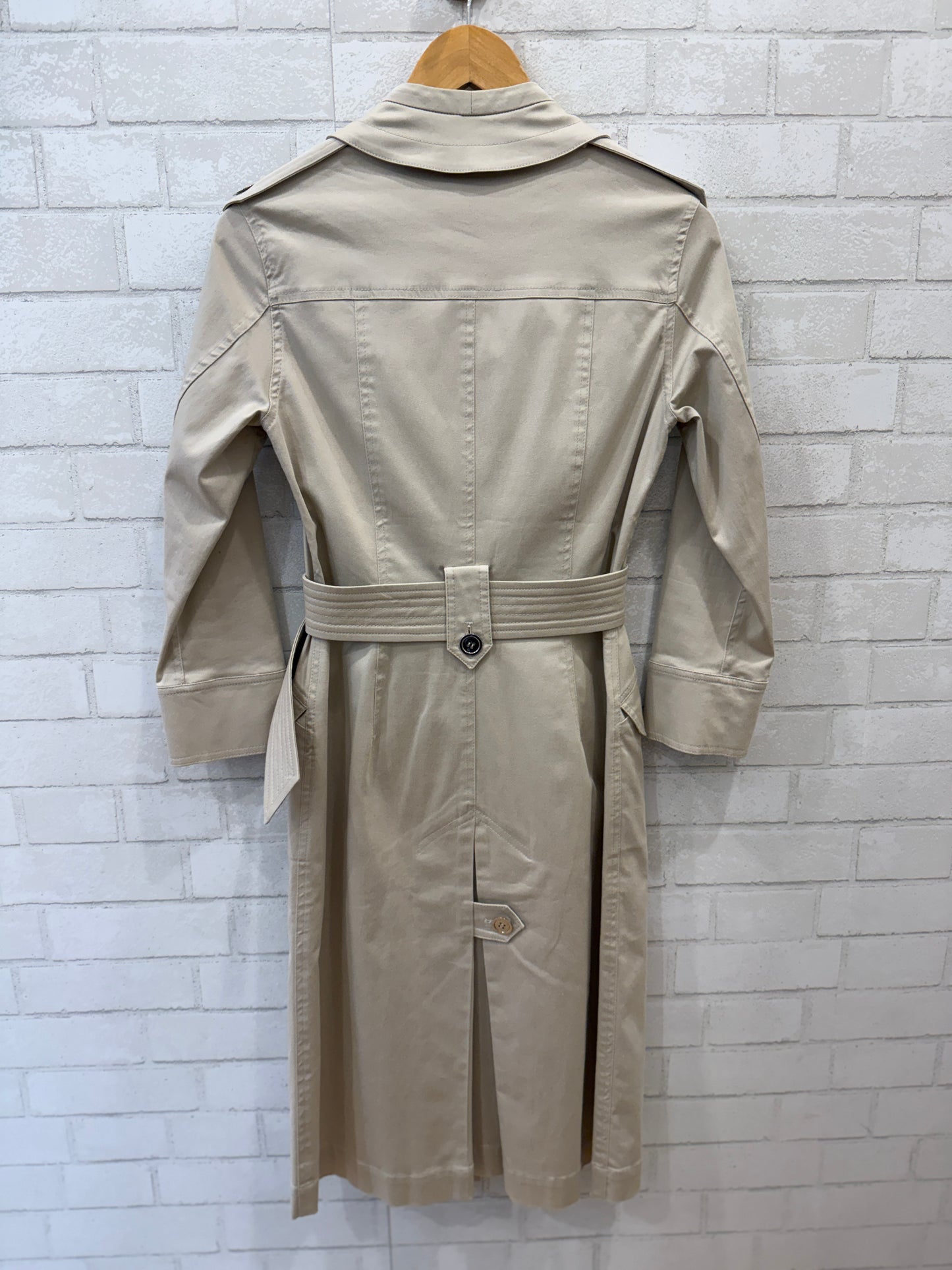 CHARLES CHANG LIMA Cotton Ls Coat with Belt/S-US4