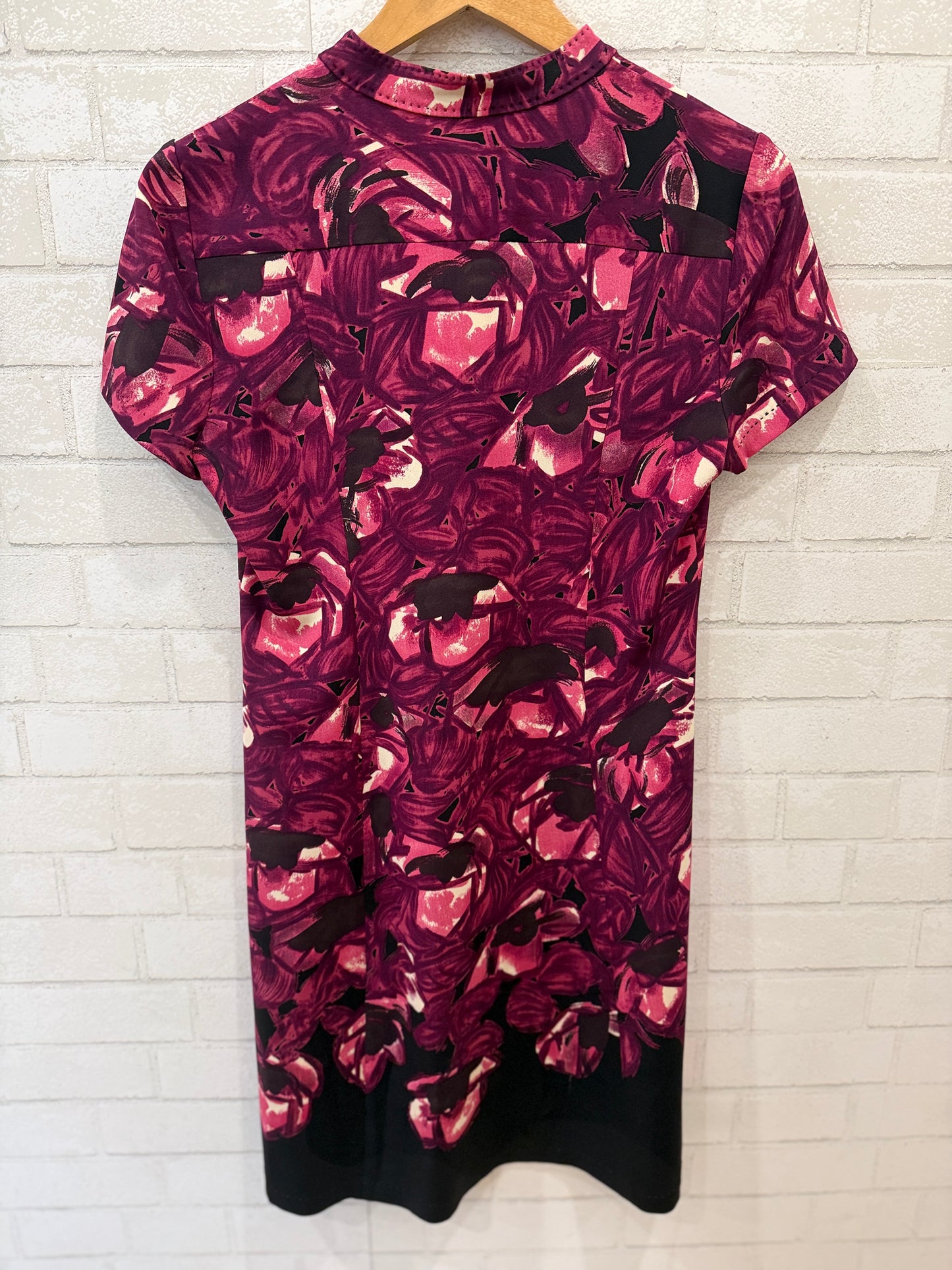 ELIE TAHARI Silk Dress Floral Print / M