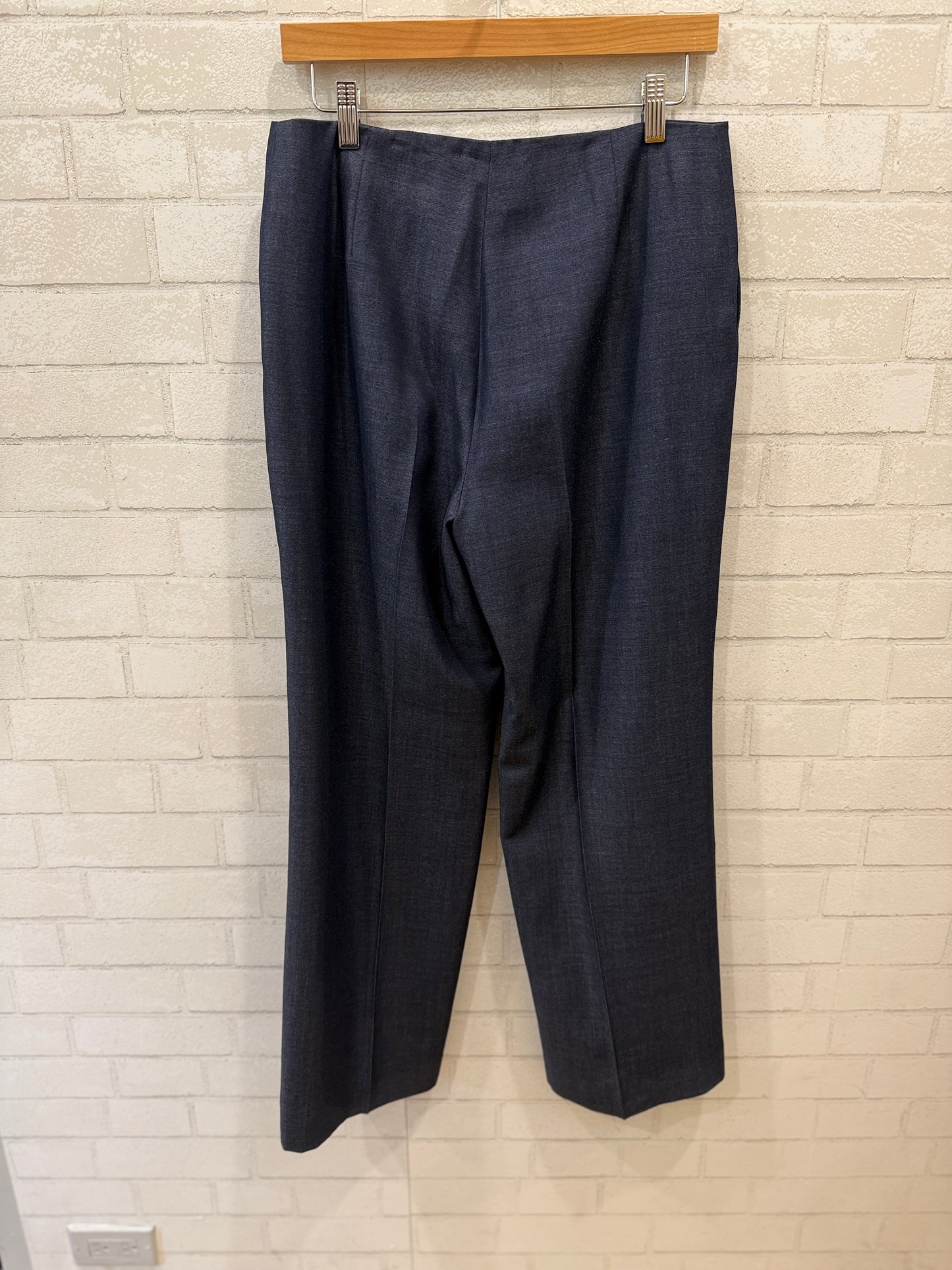 OSCAR DE LA RENTA Wool High Rise Straight Pants/ M-US10