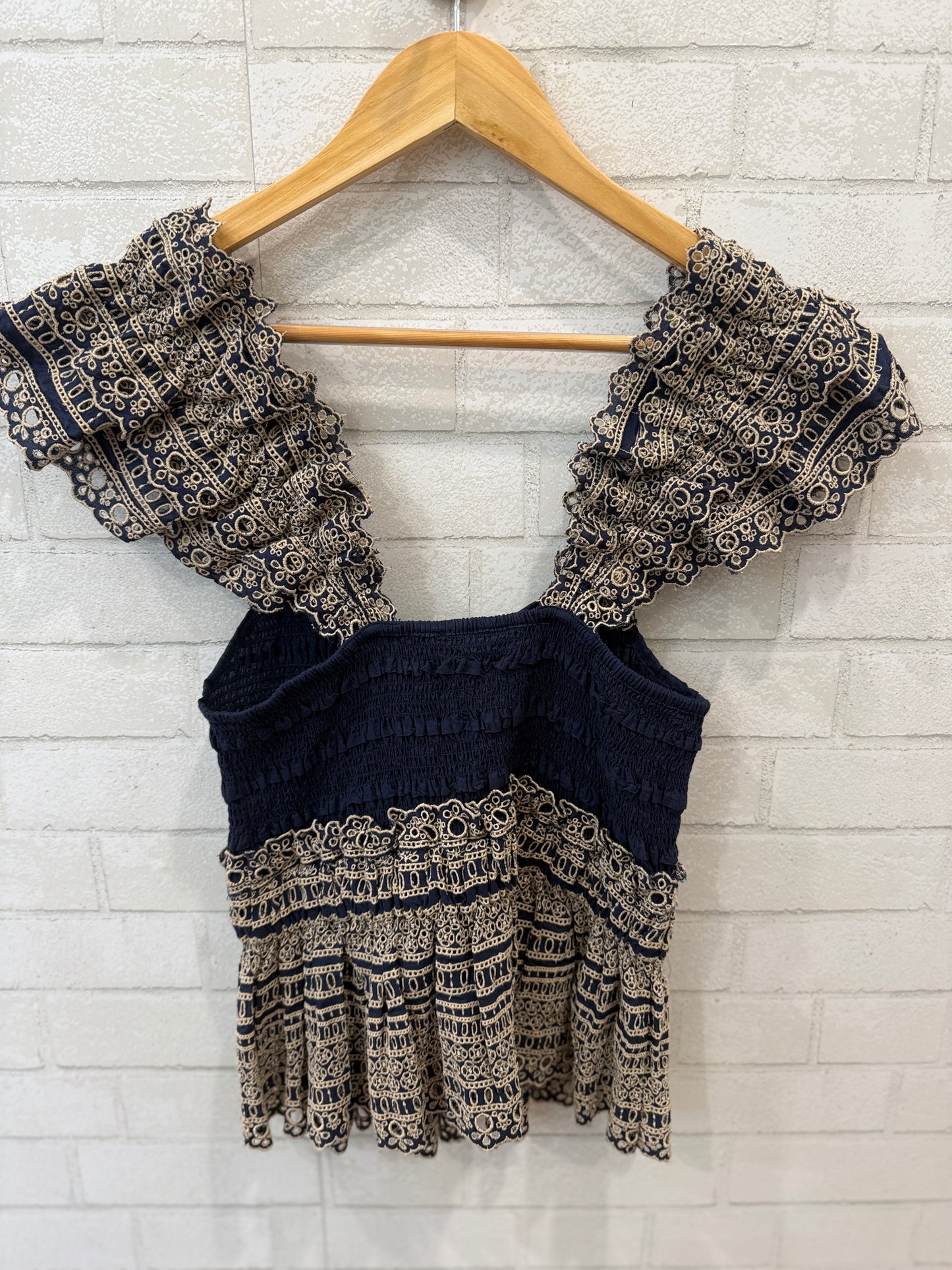 SEA NEW YORK NWT Marley Pleated Sleeveless Top/S