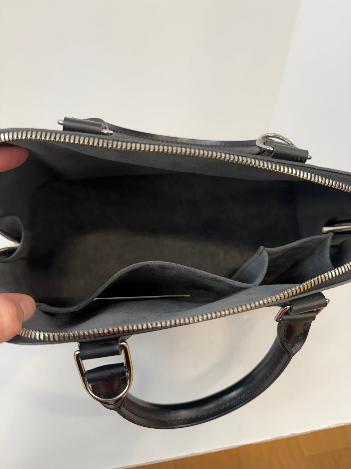 LOUIS VUITTON Alma PM in Black Epi Leather with Silver Hardware — Authentic Pre-Owned | Heritage Icon