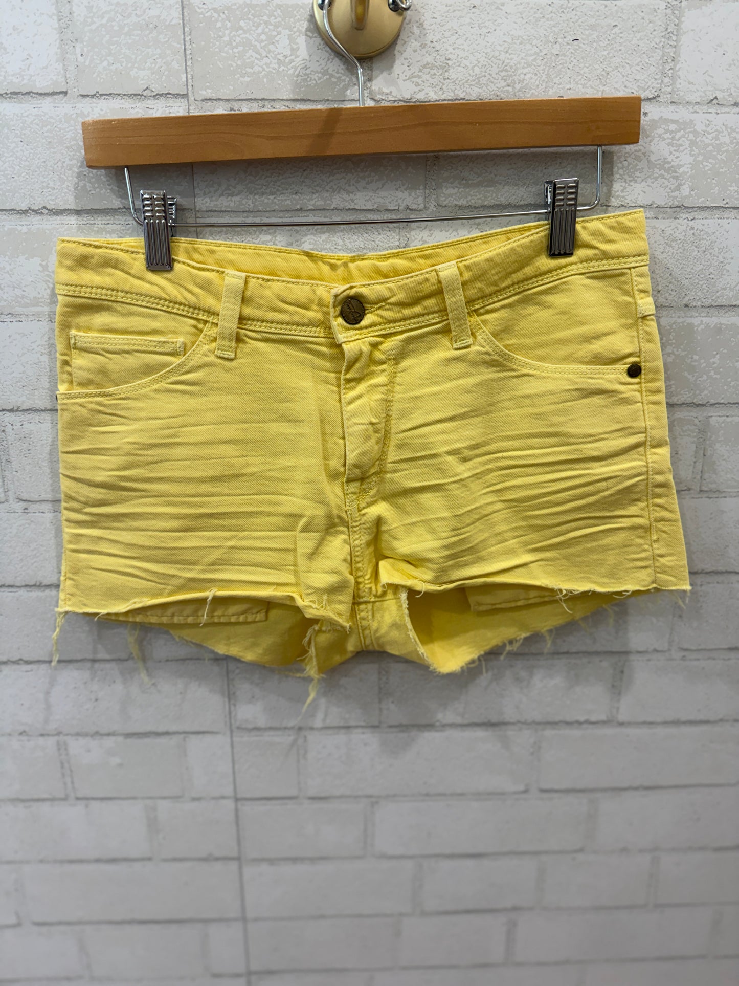 ACQUAVERDE Low Rise Denim Mini Shorts / S-27