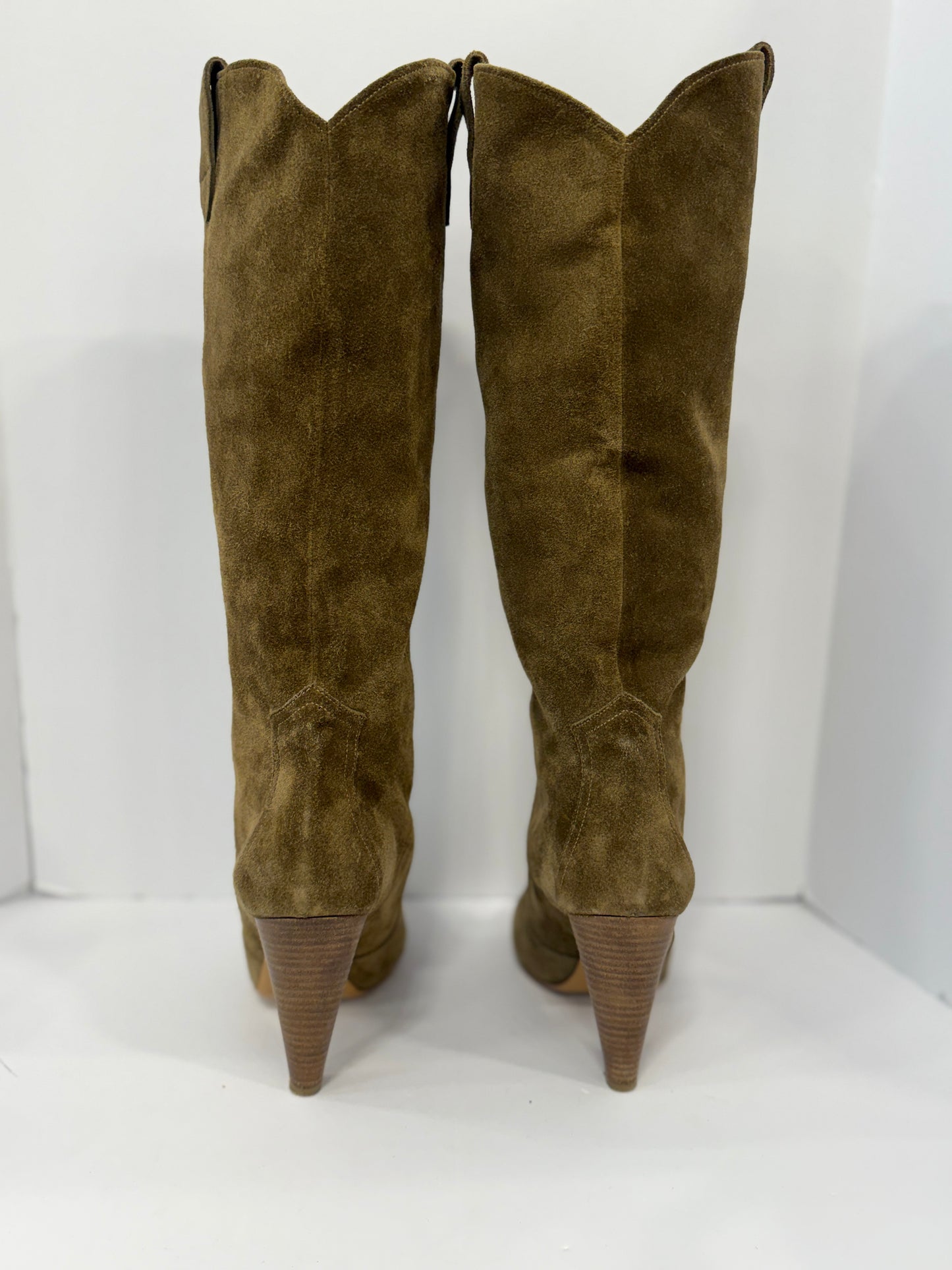 ISABEL MARANT ETOILE Suede Knee Boots / US10-EU41