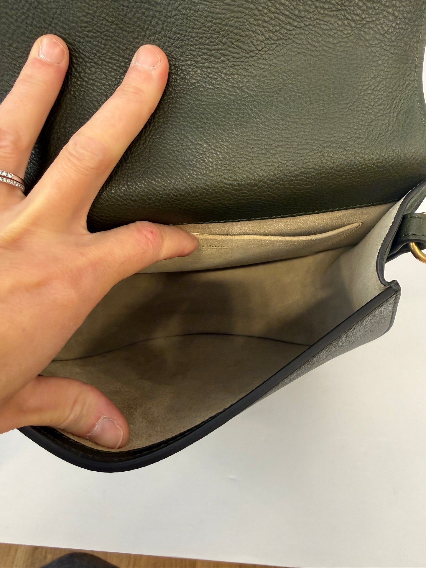 CHLOE Leather Nile Bracelet Bag
