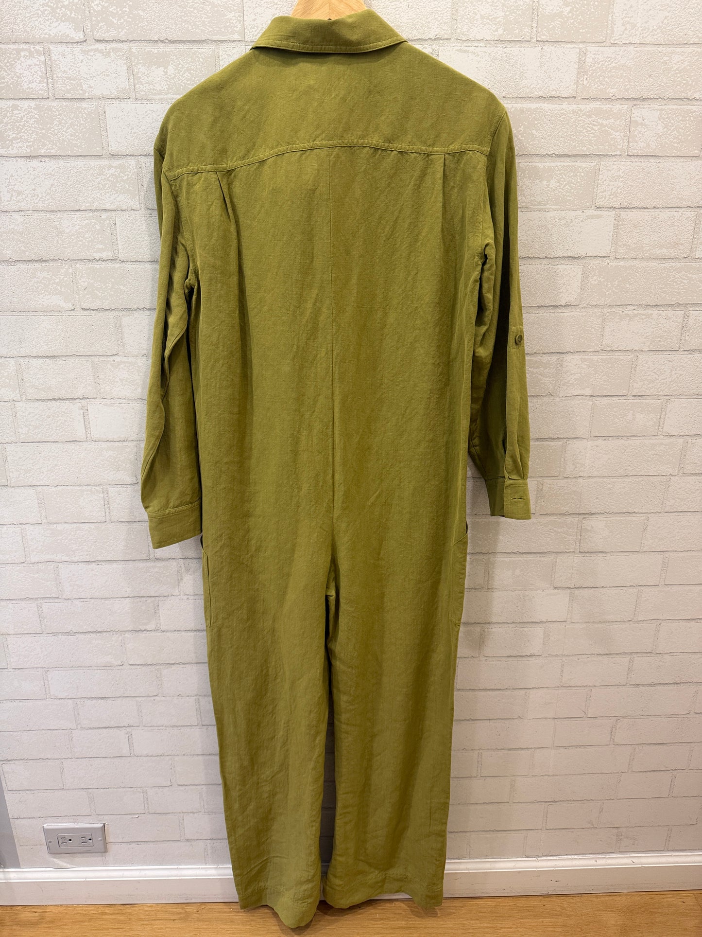 ETRO LS Linen Blend Jumpsuit / S-IT40