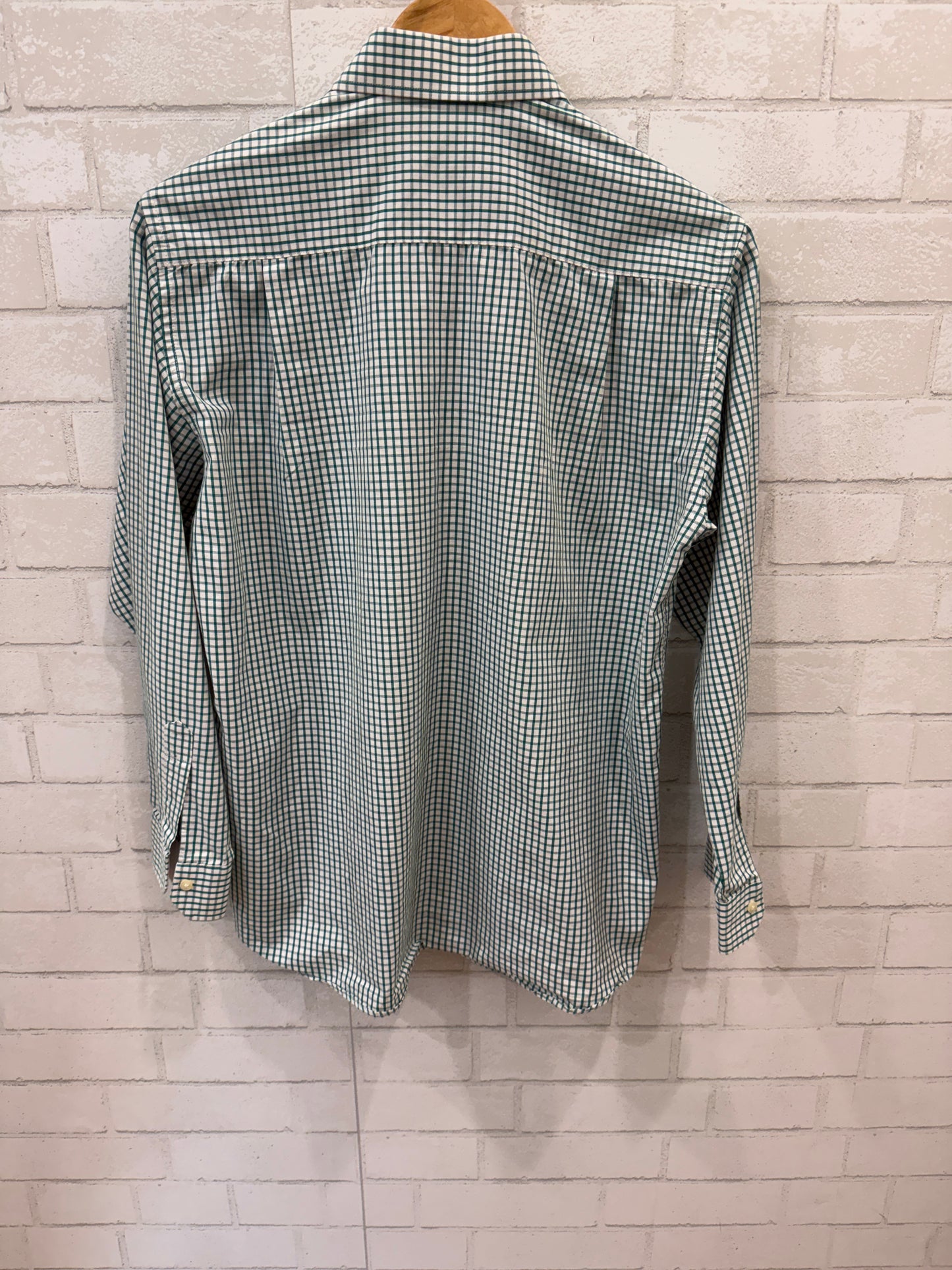 PETER ELIOTT LS Boys Shirt White & Green / 12Y