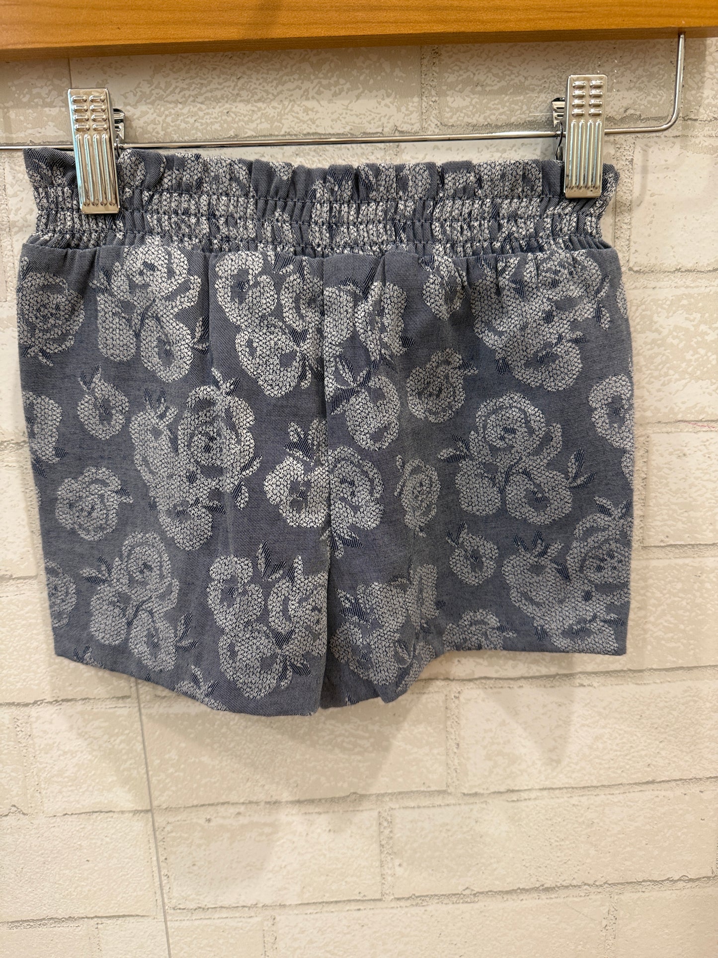 JANIE& JACK Girls Blue Floral Shorts/ 3Y