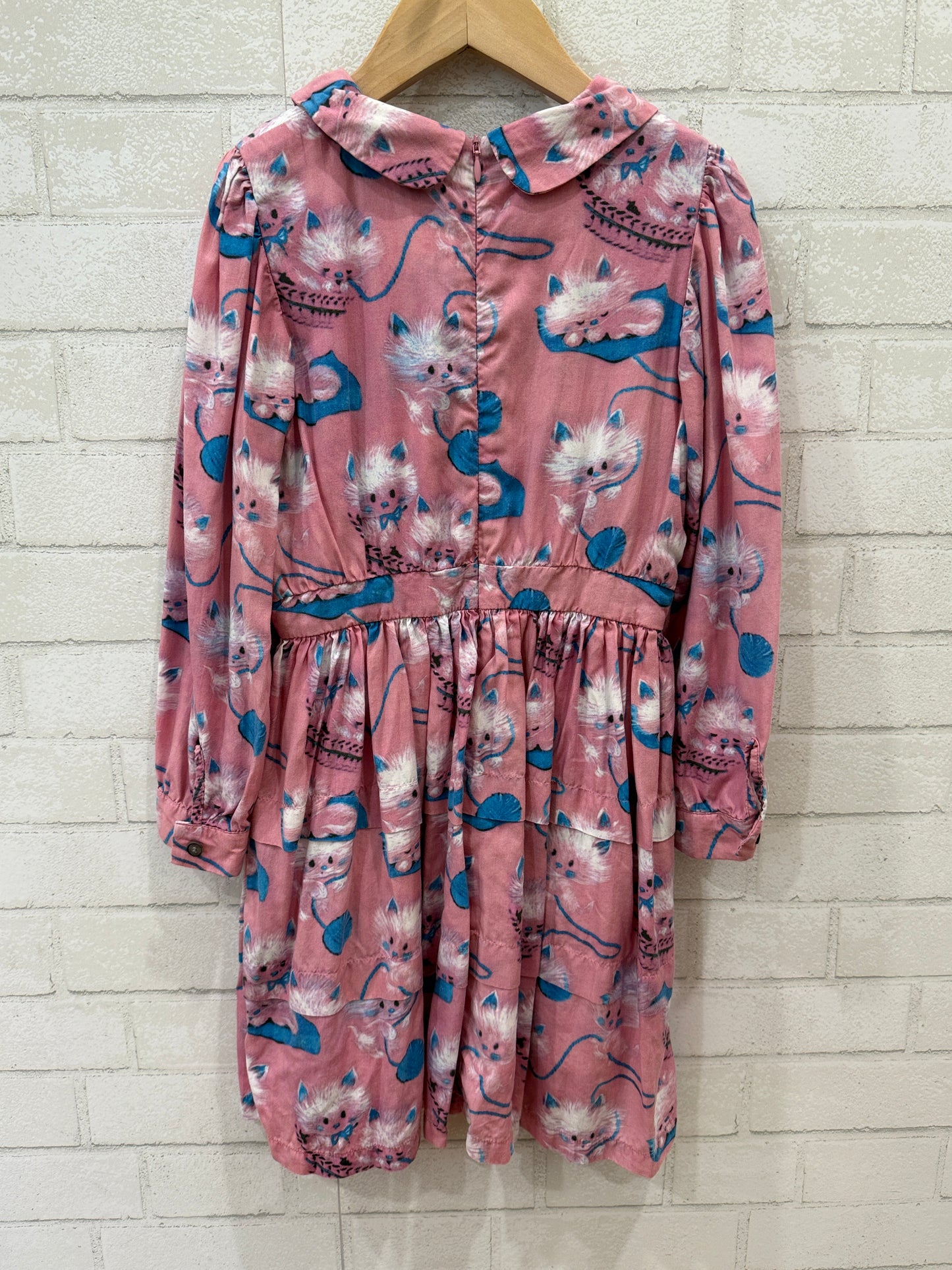 MORLEY LS Cat Printed Dress / 8Y