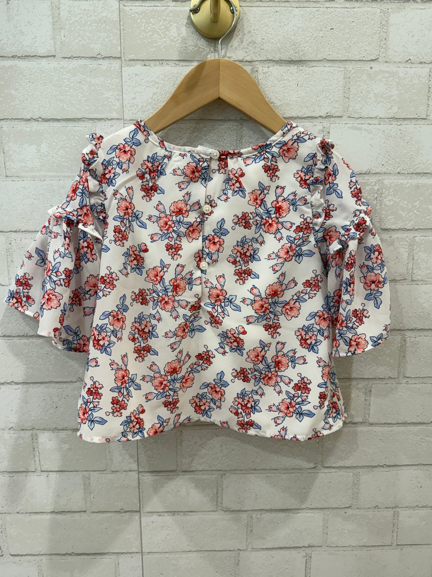 JANIE AND JACK NWT Flower Print Blouse/7Y