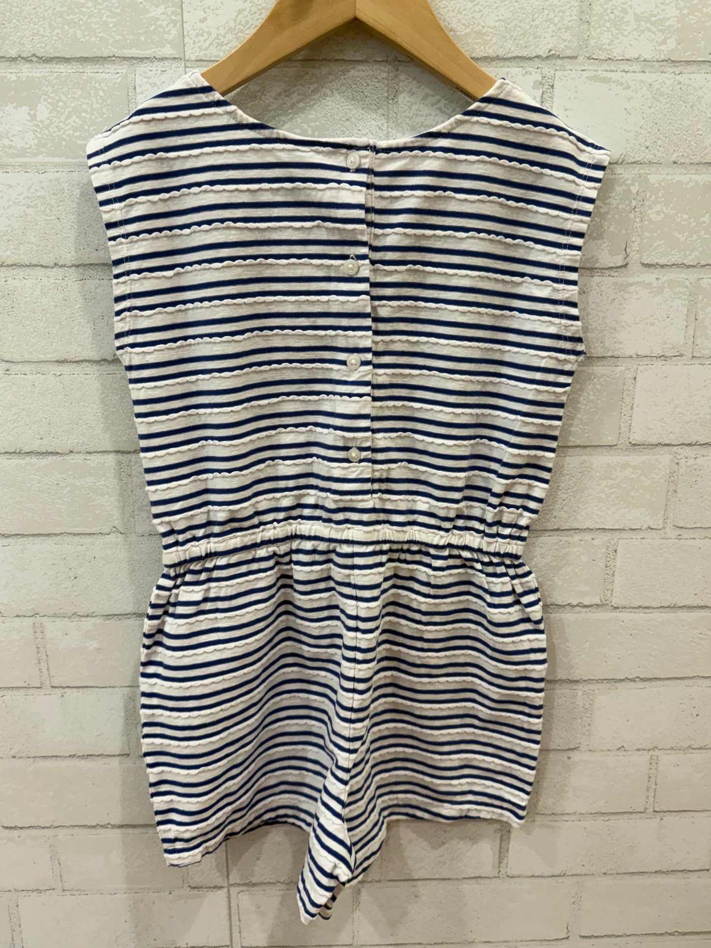 JANIE AND JACK NWT Striped Romper/7Y