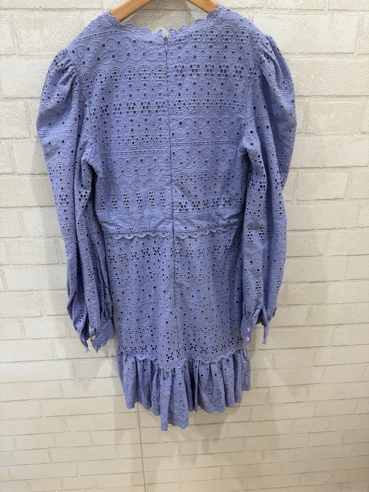 MARLO Cotton LS Eyelet Mini Dress/14Y