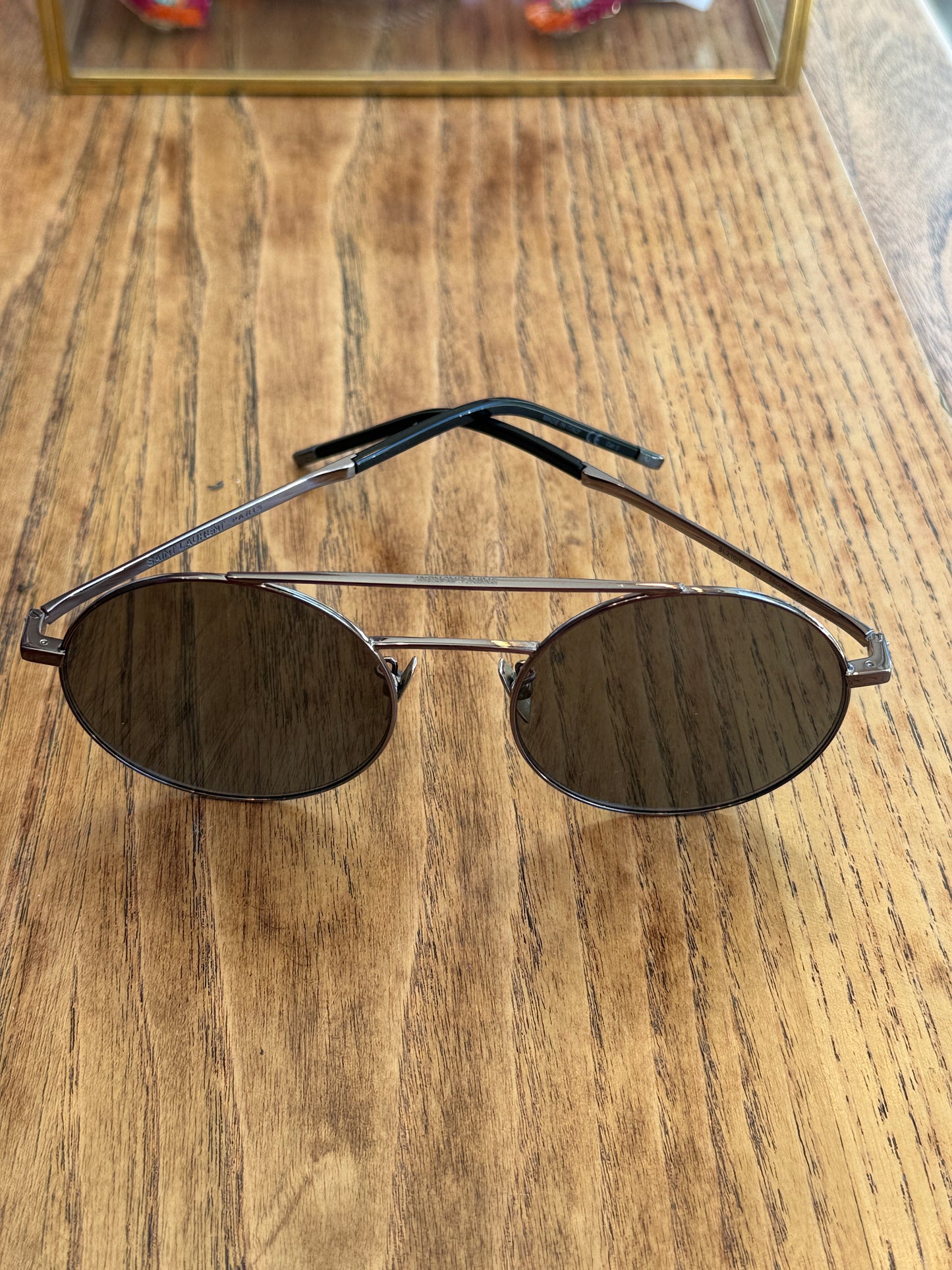 SAINT LAURENT 210 Round Double Sunglasses
