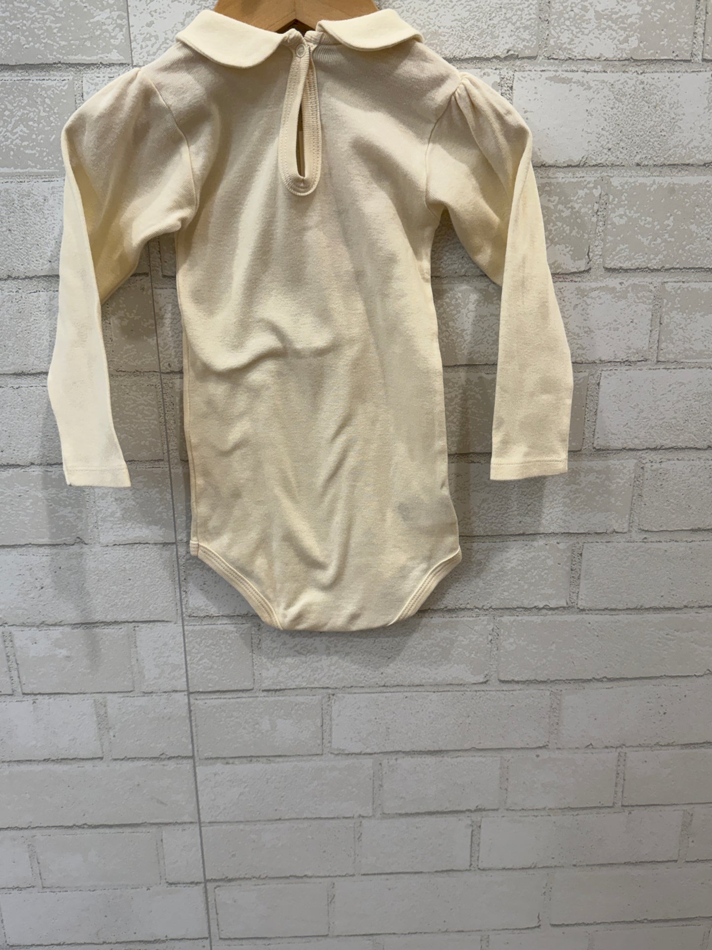 PETIT BATEAU LS BODYSUIT/ 18M