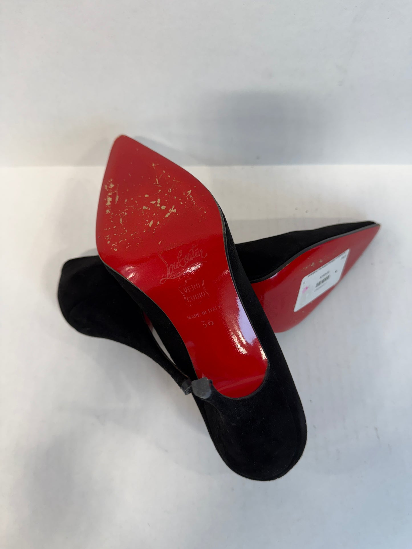LOUBOUTIN Suede Pumps / US6-EU36