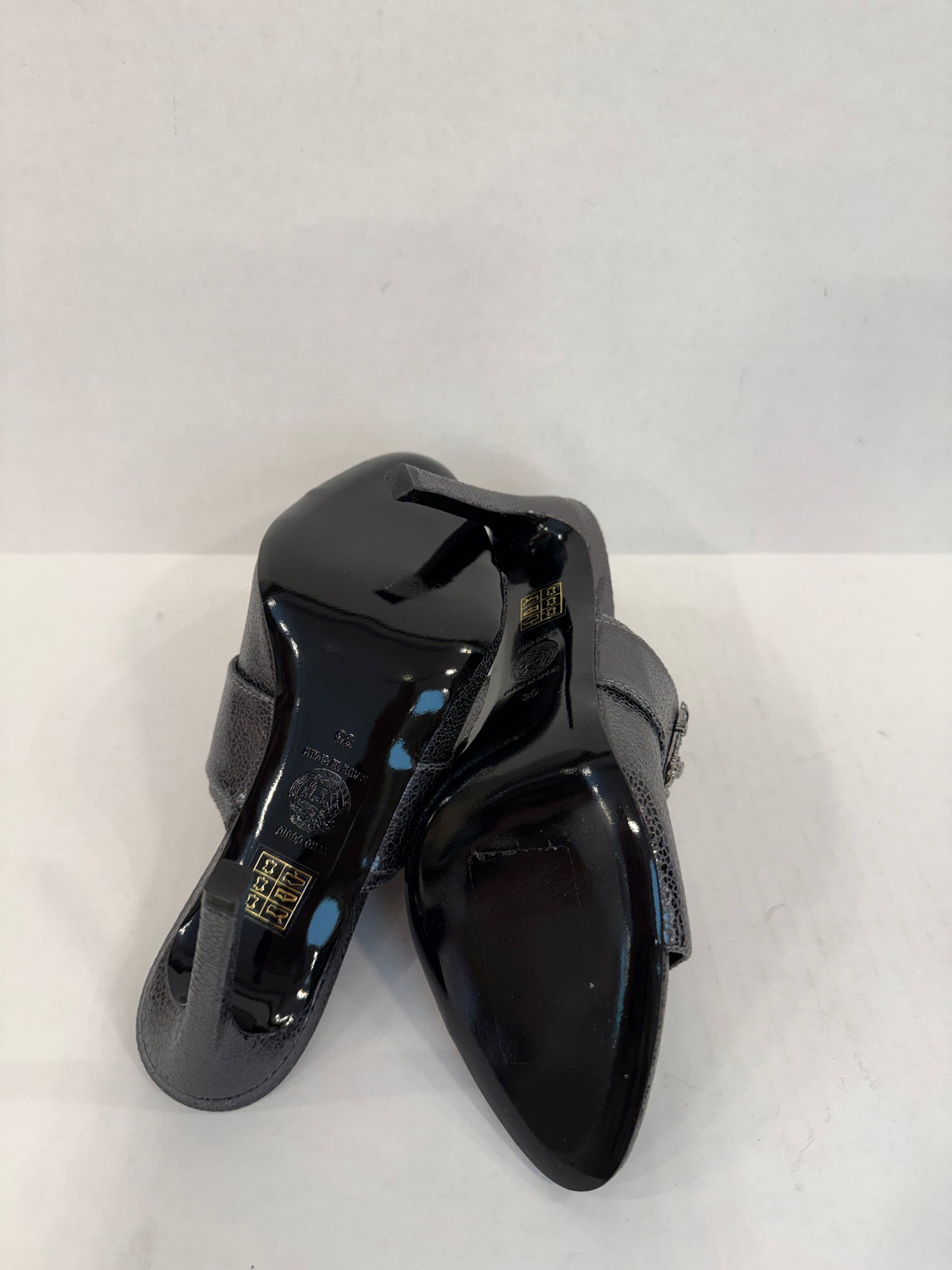 VERSACE heel mules NWT/ 6-36