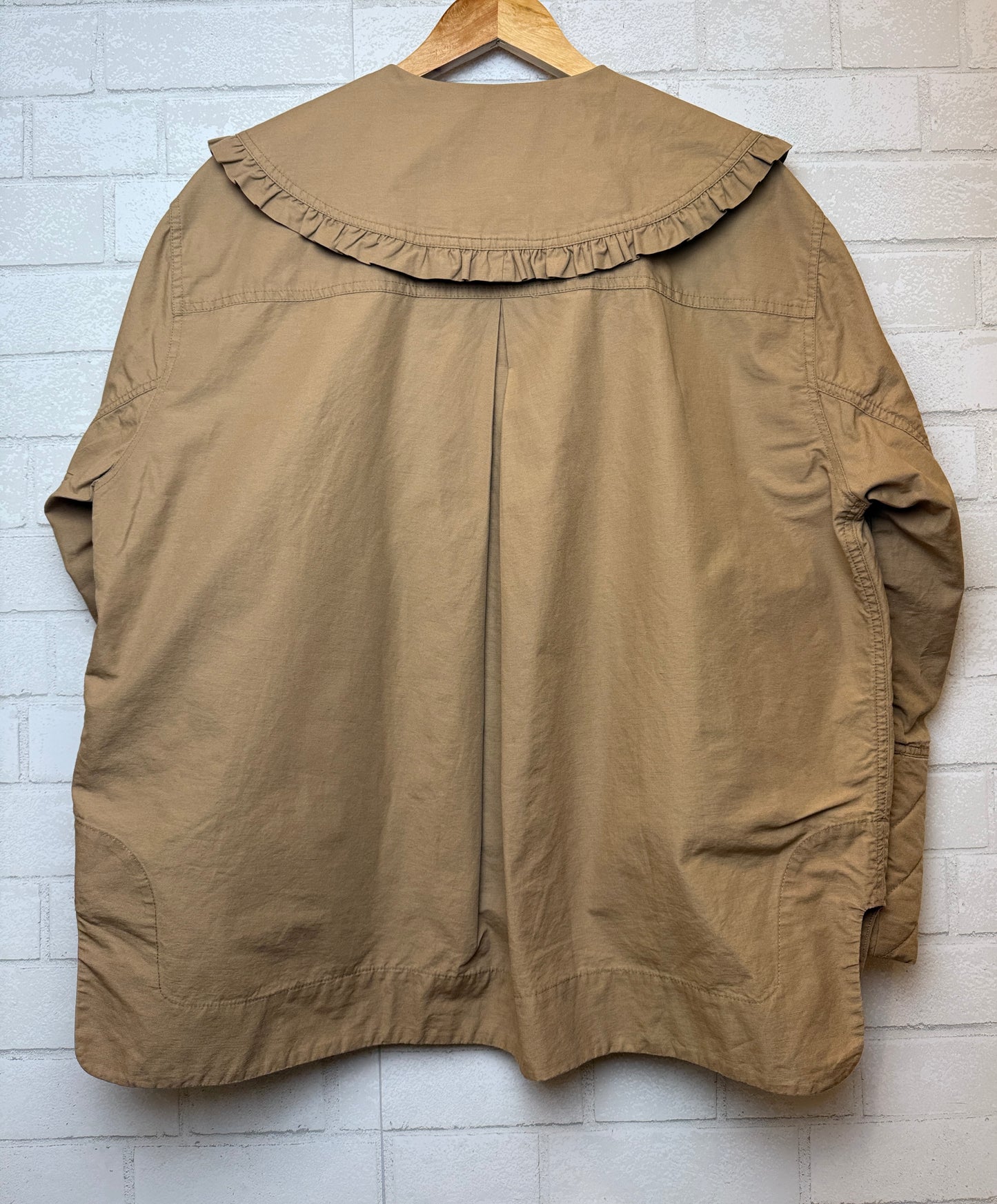 GANNI Coton Frill Collar Jacket/M-EU38