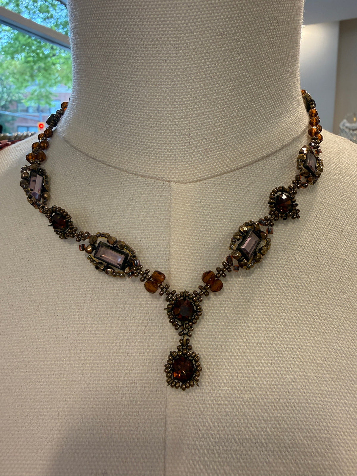 SORRELLI Vintage Crystal Necklace
