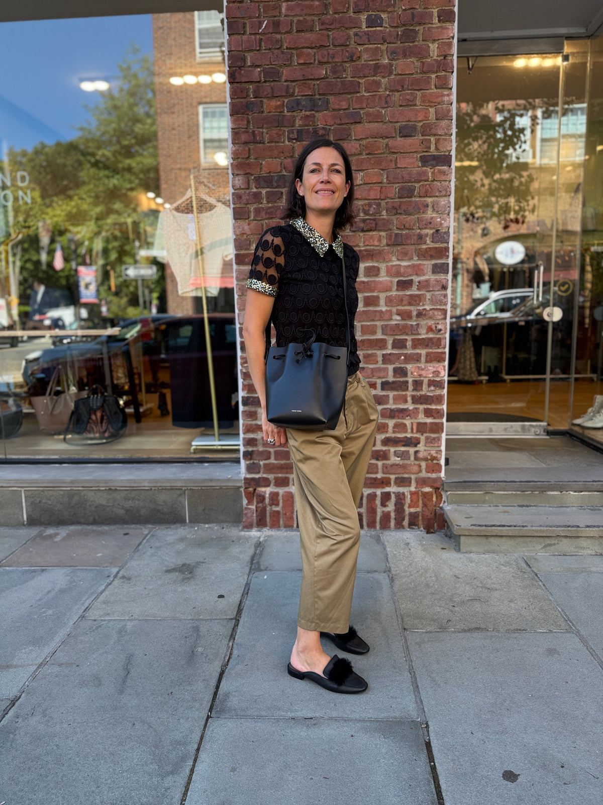 MANSUR GAVRIEL Leather Bucket