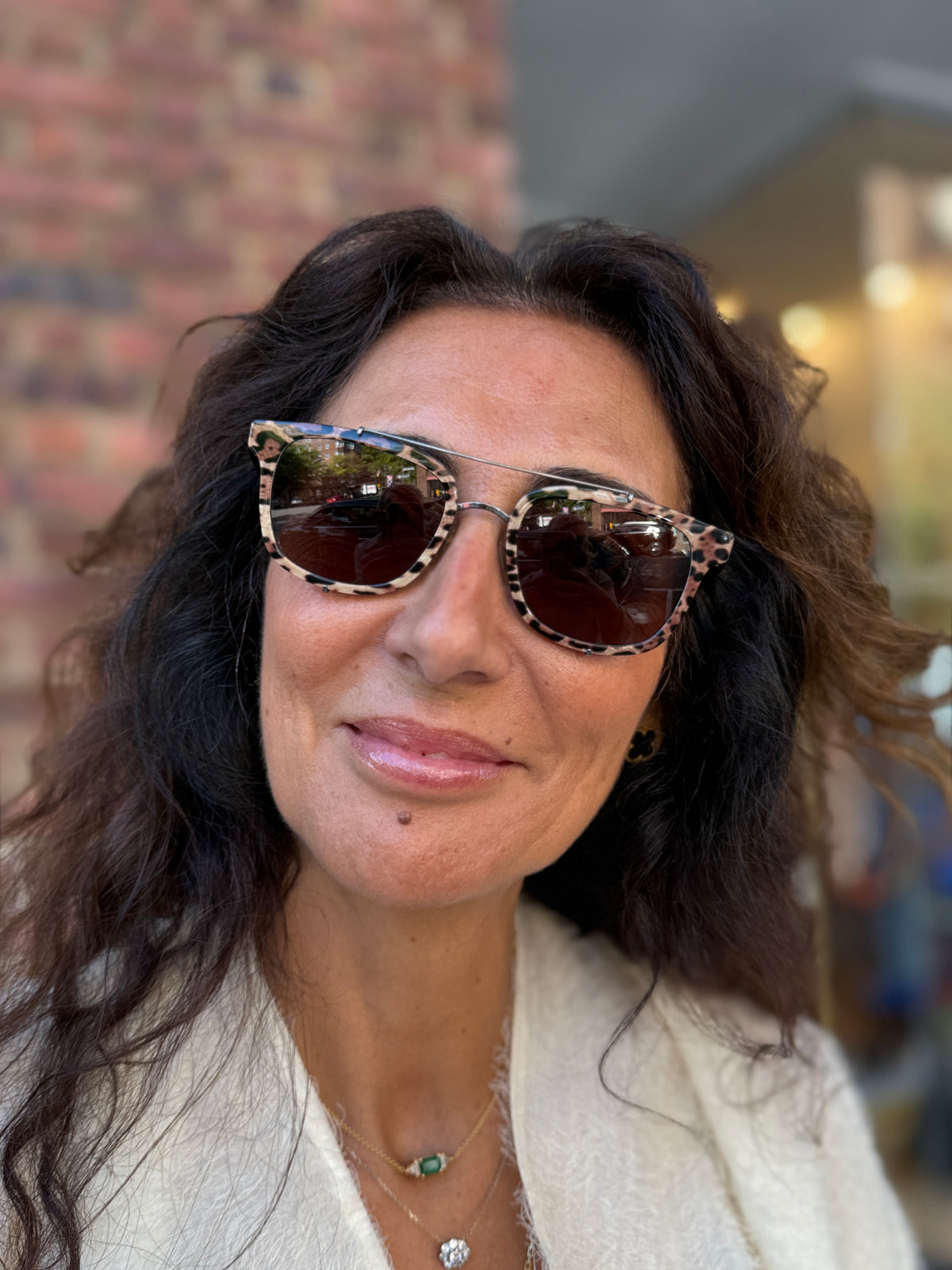 DOLCE & GABBANA DG 2175 Leopard Print Sunglasses
