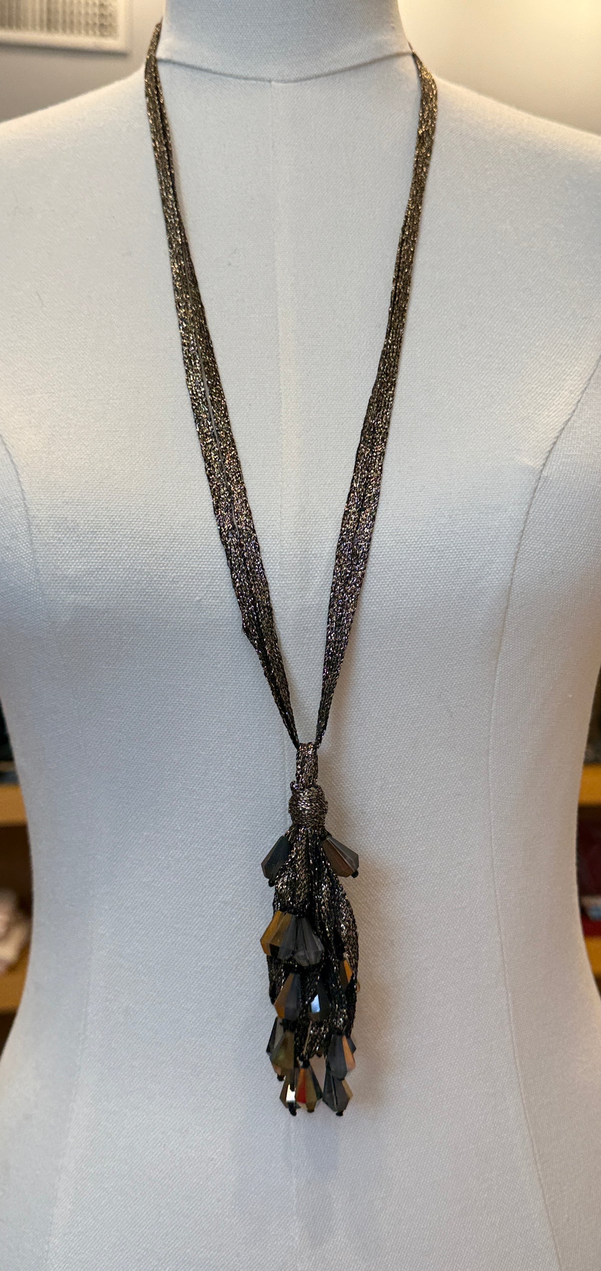NO BRAND Pendant Crystal Beads Necklace