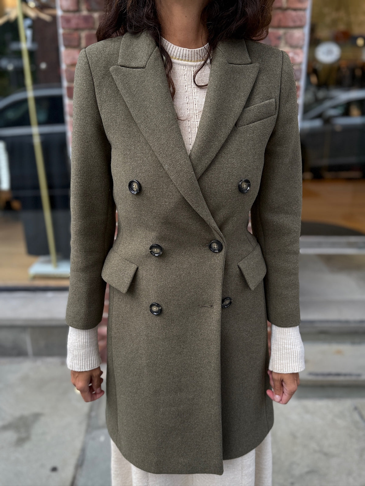 MANGO Wool Coat/XS-EU34